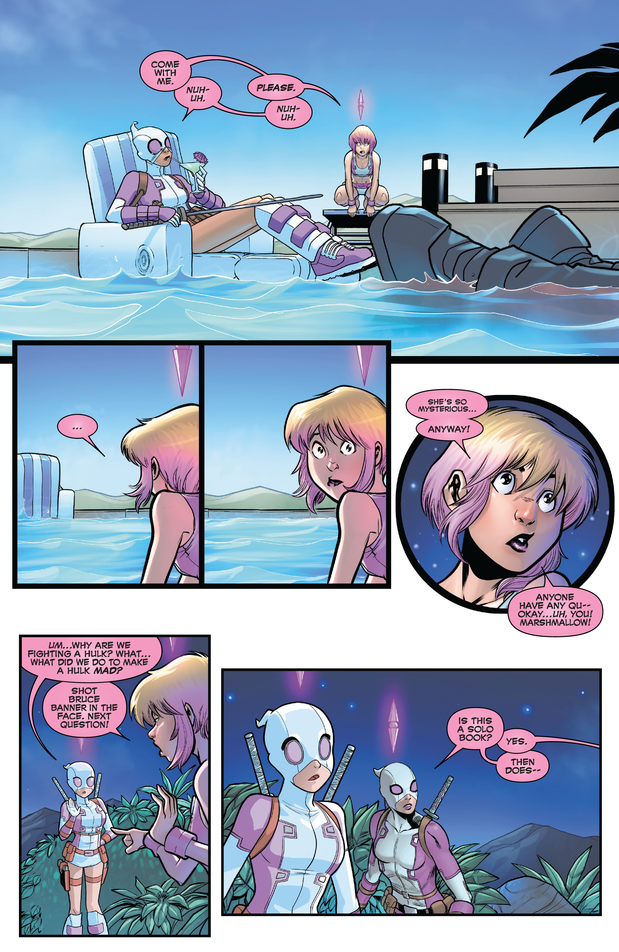 Read online Gwenpool Strikes Back comic -  Issue # _TPB - 78