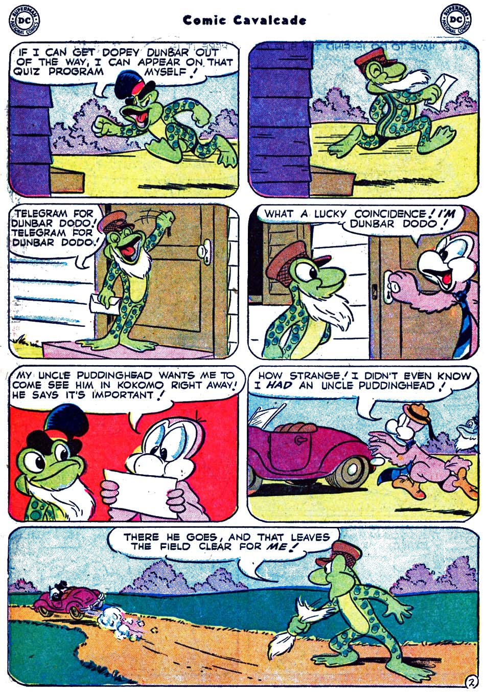 Read online Comic Cavalcade comic -  Issue #55 - 10