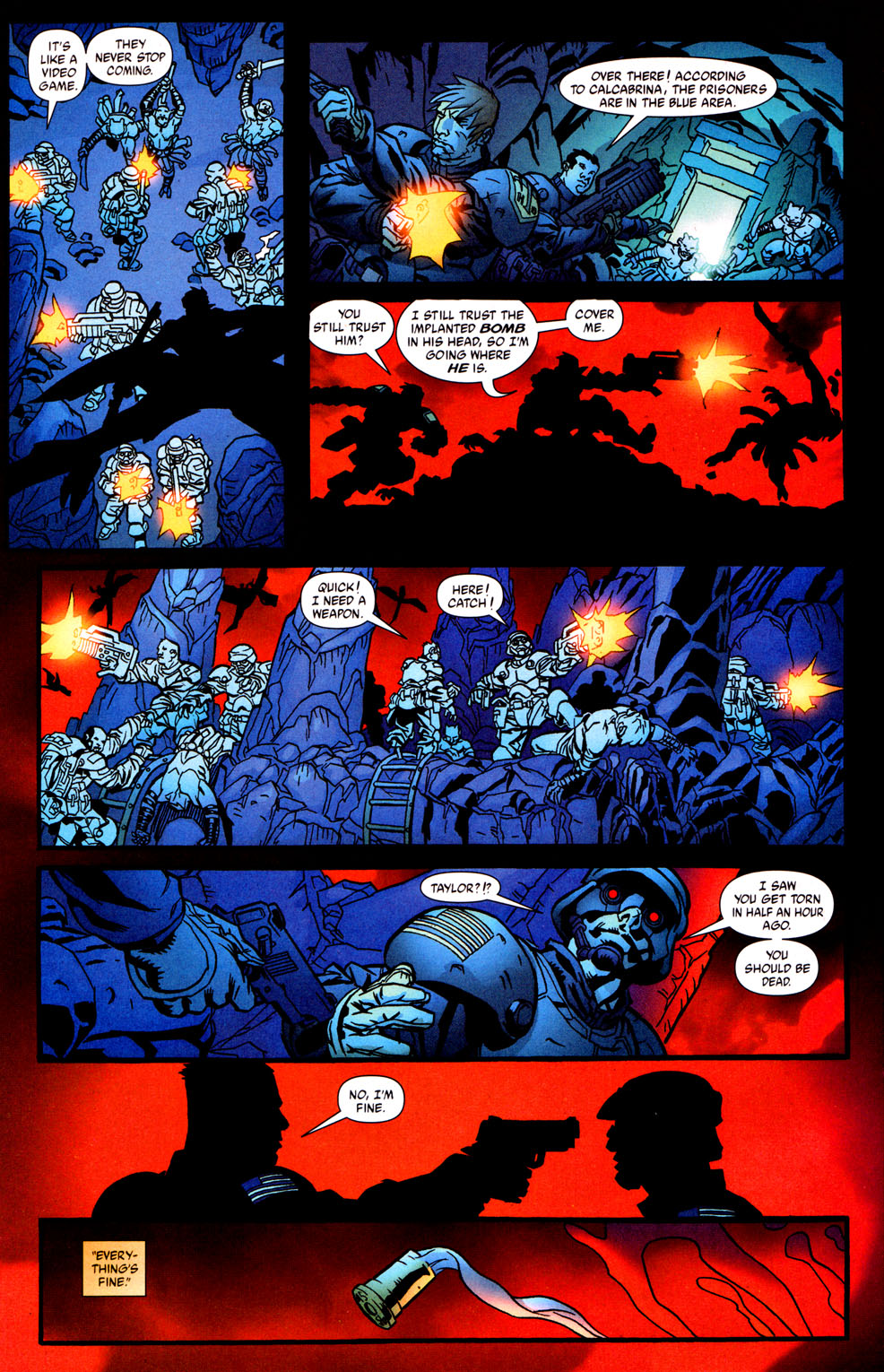 Read online Human Defense Corps comic -  Issue #6 - 12