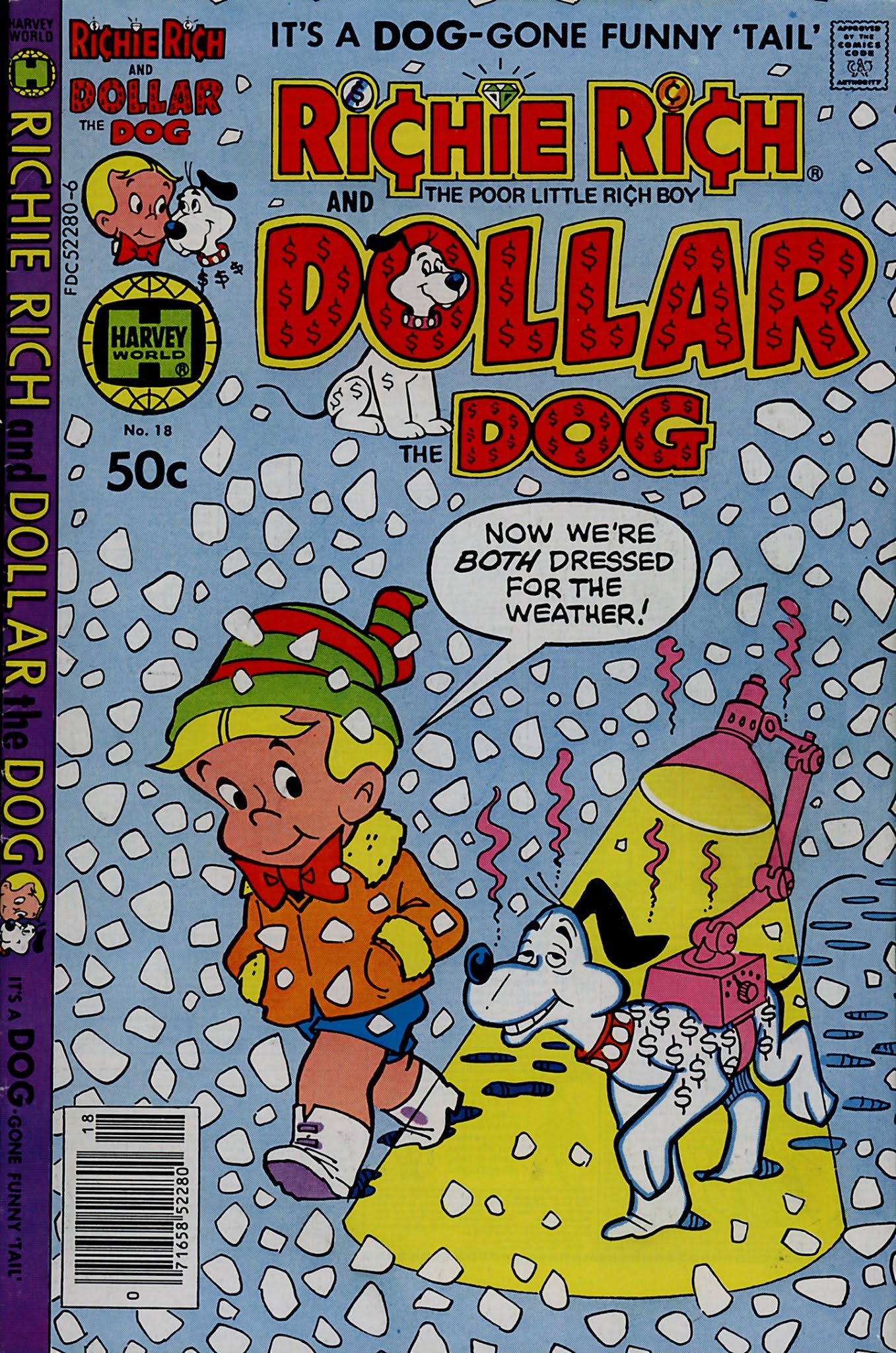 Read online Richie Rich & Dollar the Dog comic -  Issue #18 - 1