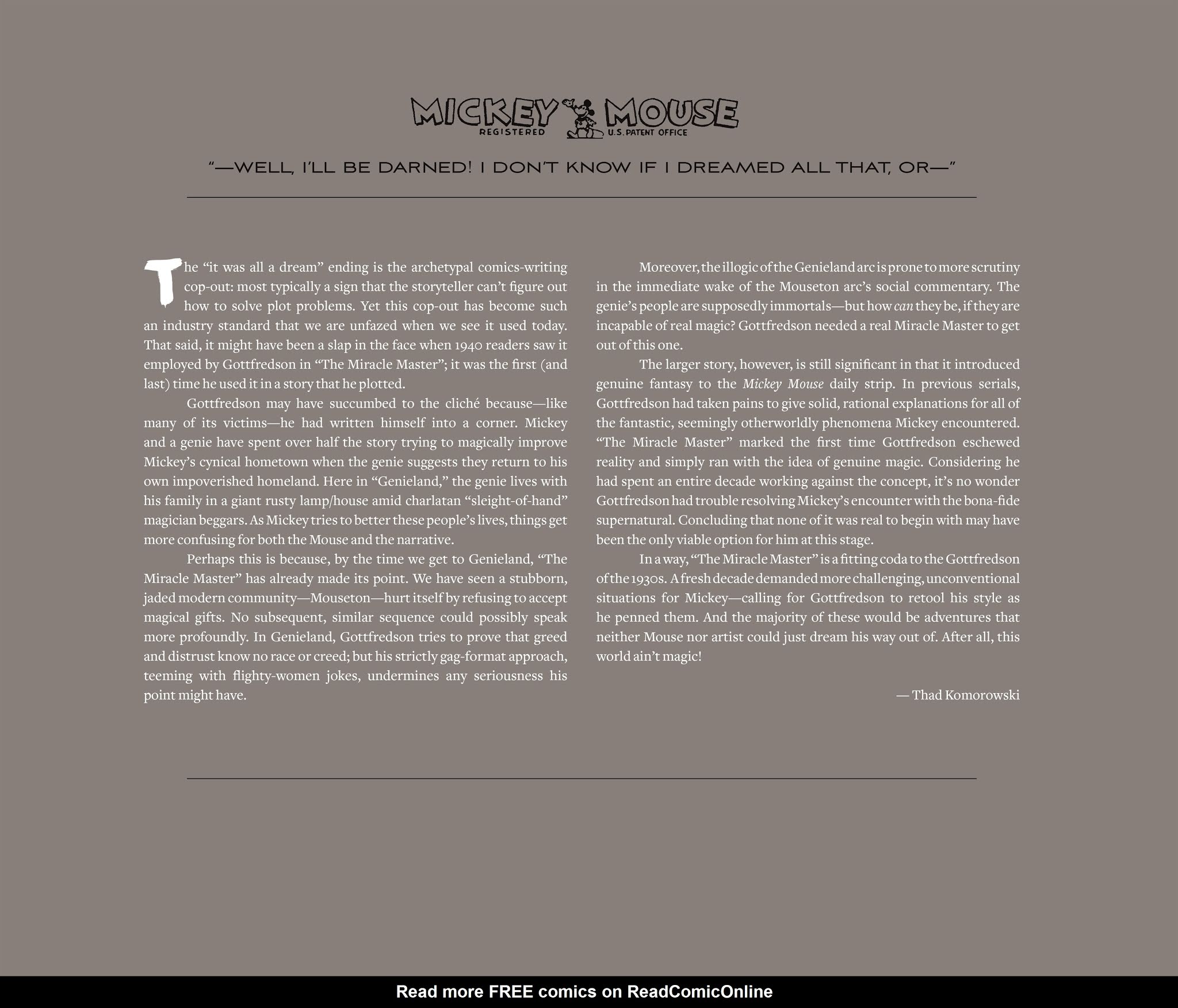 Read online Walt Disney's Mickey Mouse by Floyd Gottfredson comic -  Issue # TPB 5 (Part 2) - 94