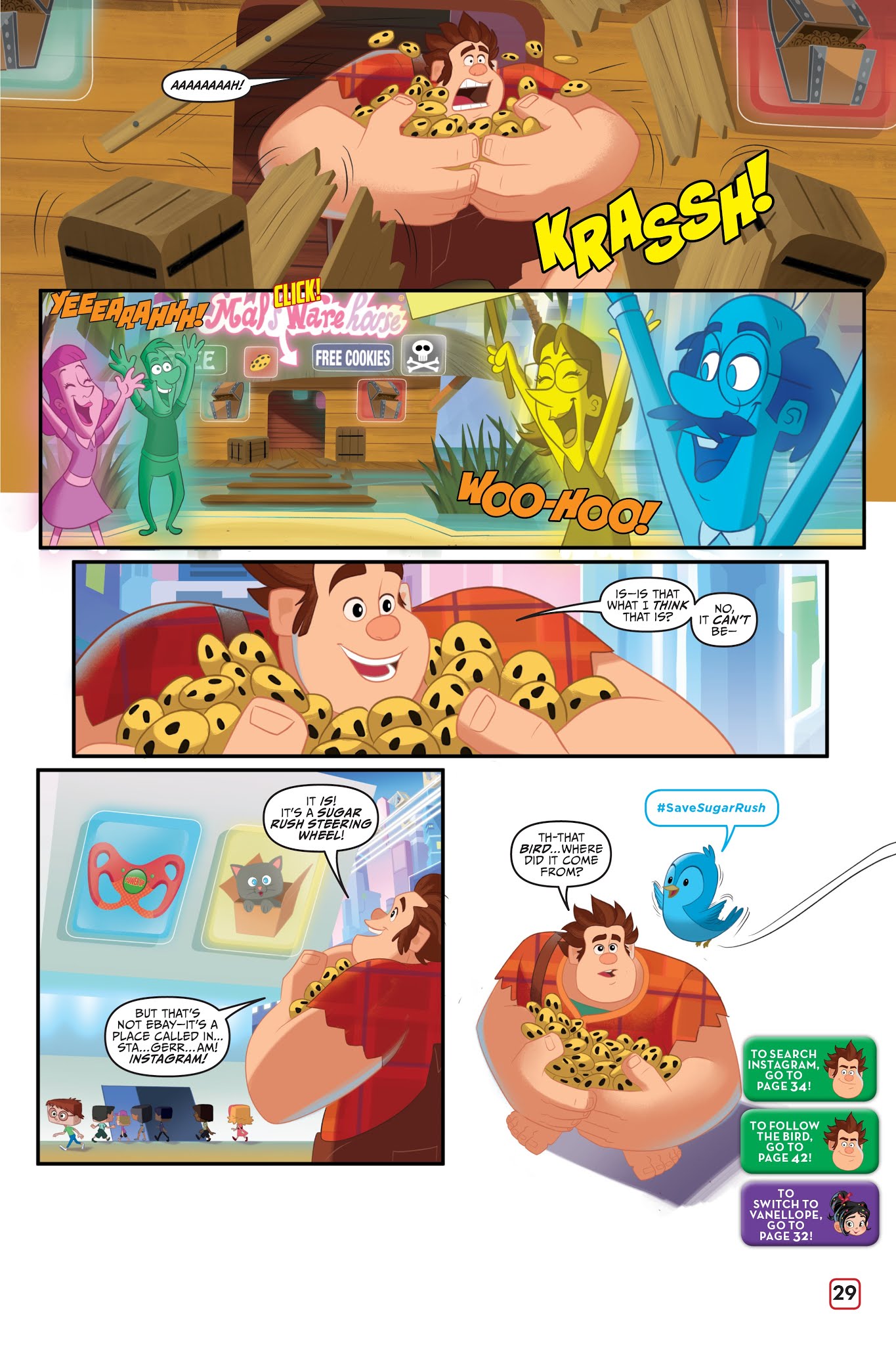 Read online Disney Ralph Breaks the Internet: Click Start- Select-Your-Story Adventure comic -  Issue # Full - 28
