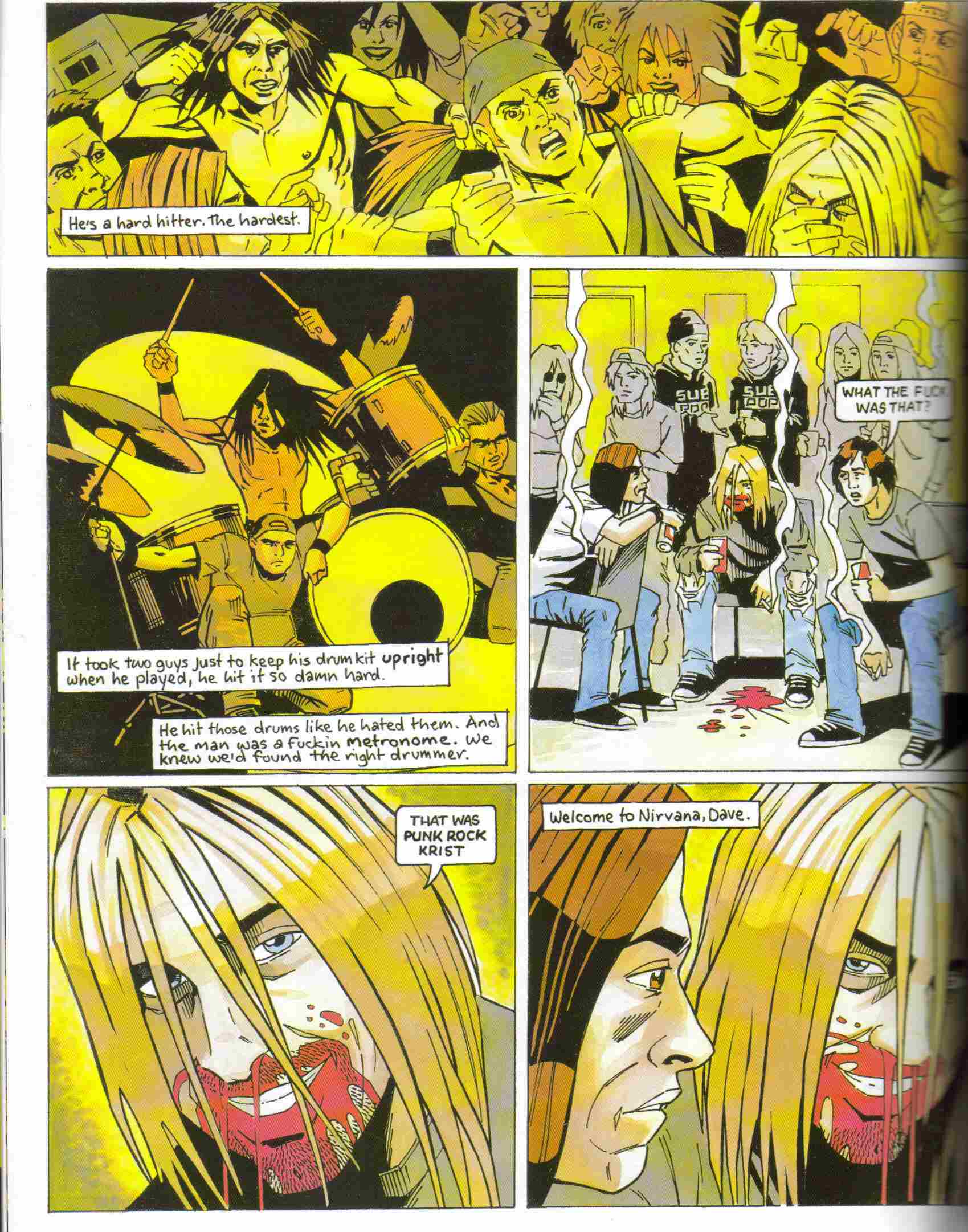 Read online GodSpeed: The Kurt Cobain Graphic comic -  Issue # TPB - 41