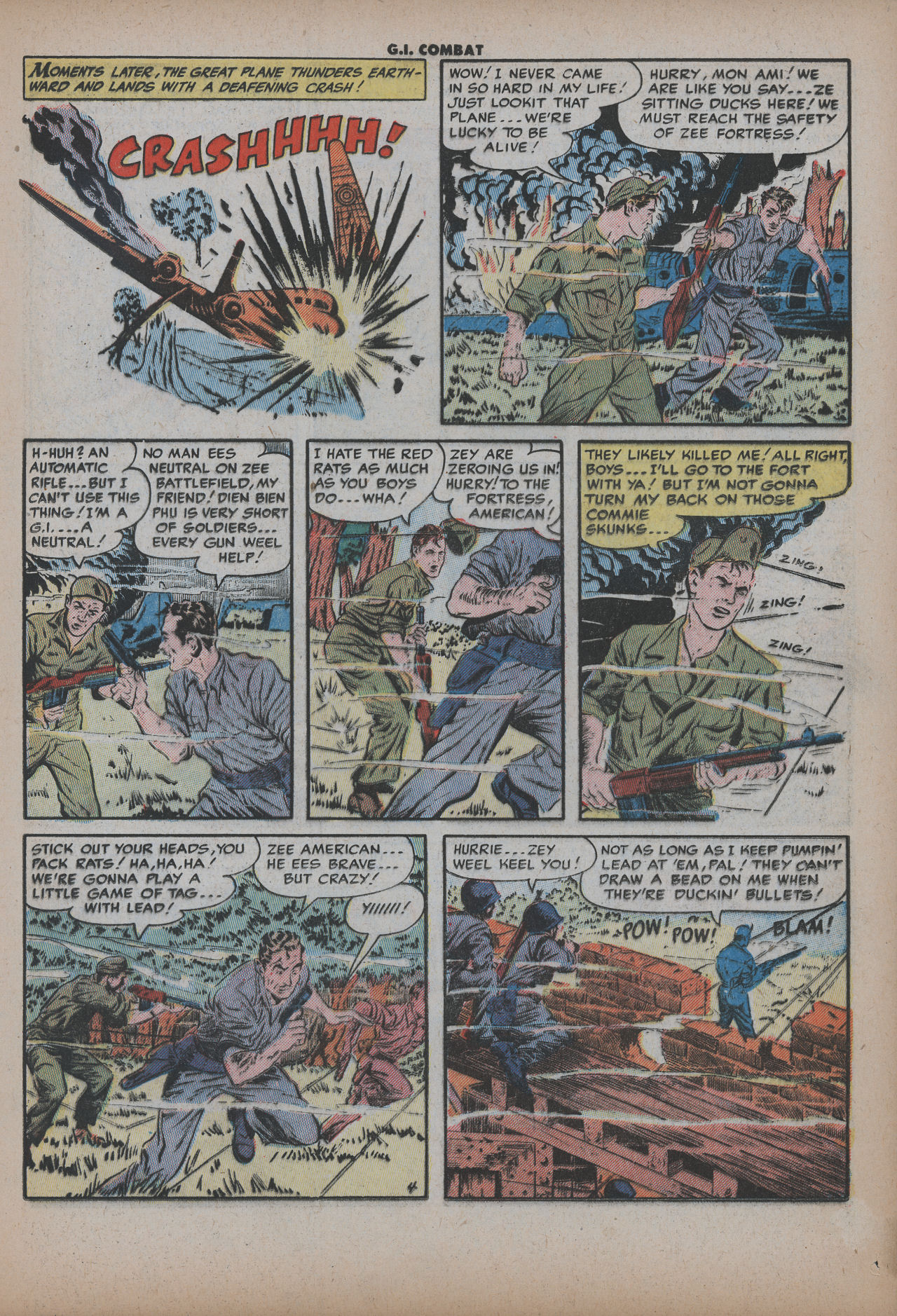 Read online G.I. Combat (1952) comic -  Issue #18 - 16