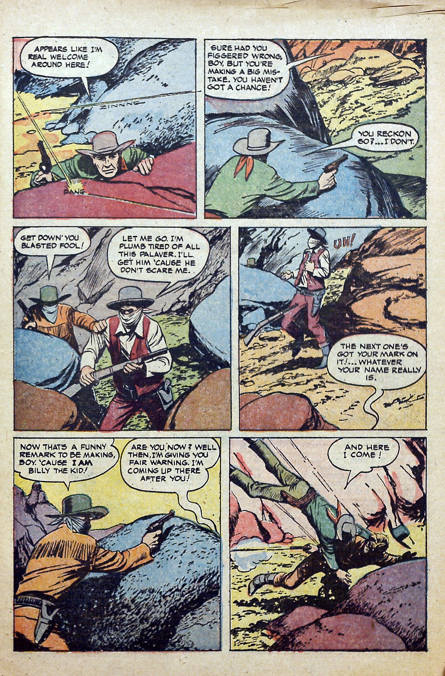 Read online Billy the Kid Adventure Magazine comic -  Issue #17 - 21