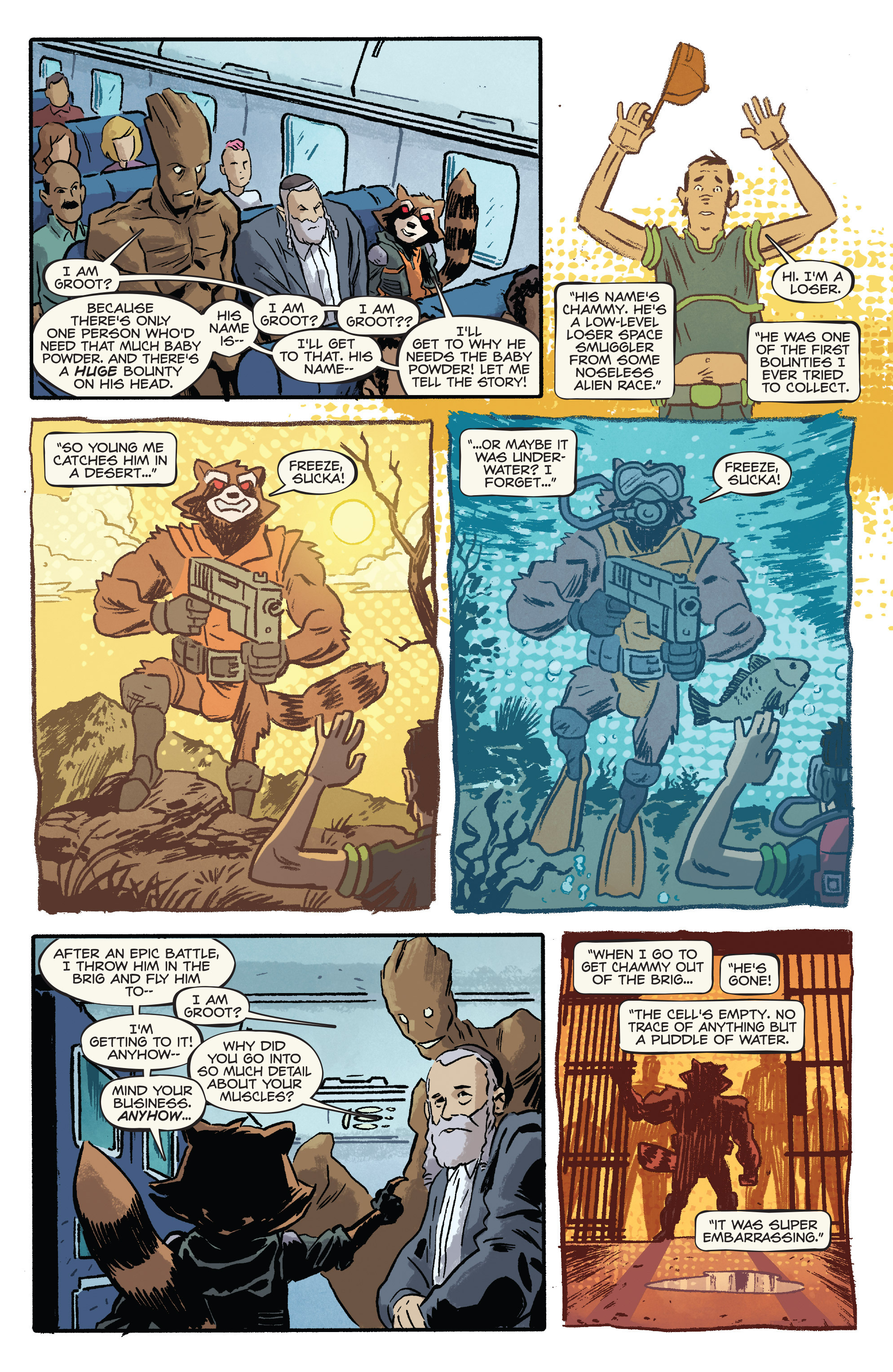 Read online Rocket Raccoon & Groot comic -  Issue #8 - 6