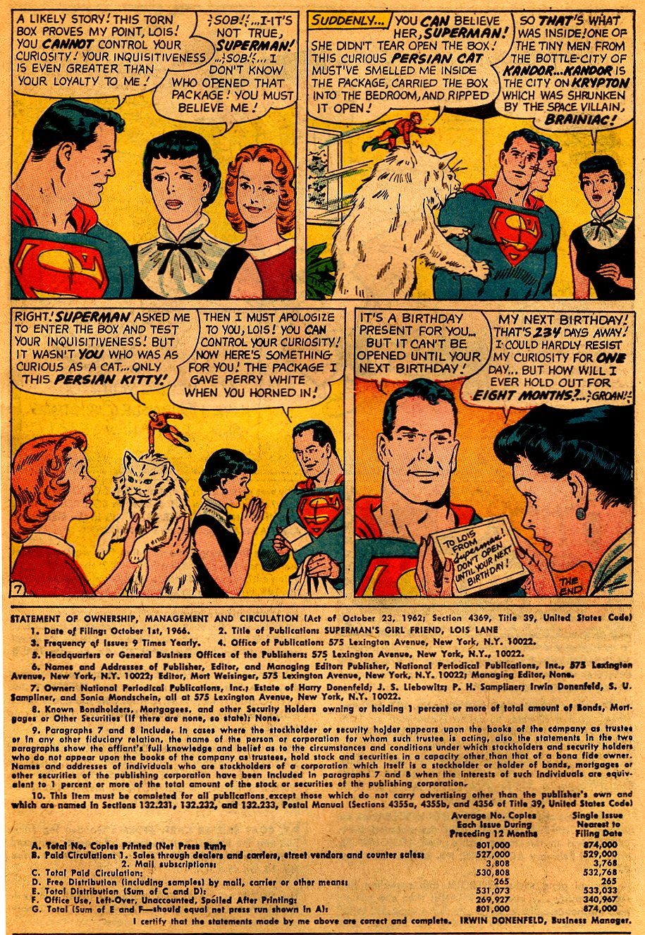 Read online Superman's Girl Friend, Lois Lane comic -  Issue #72 - 31