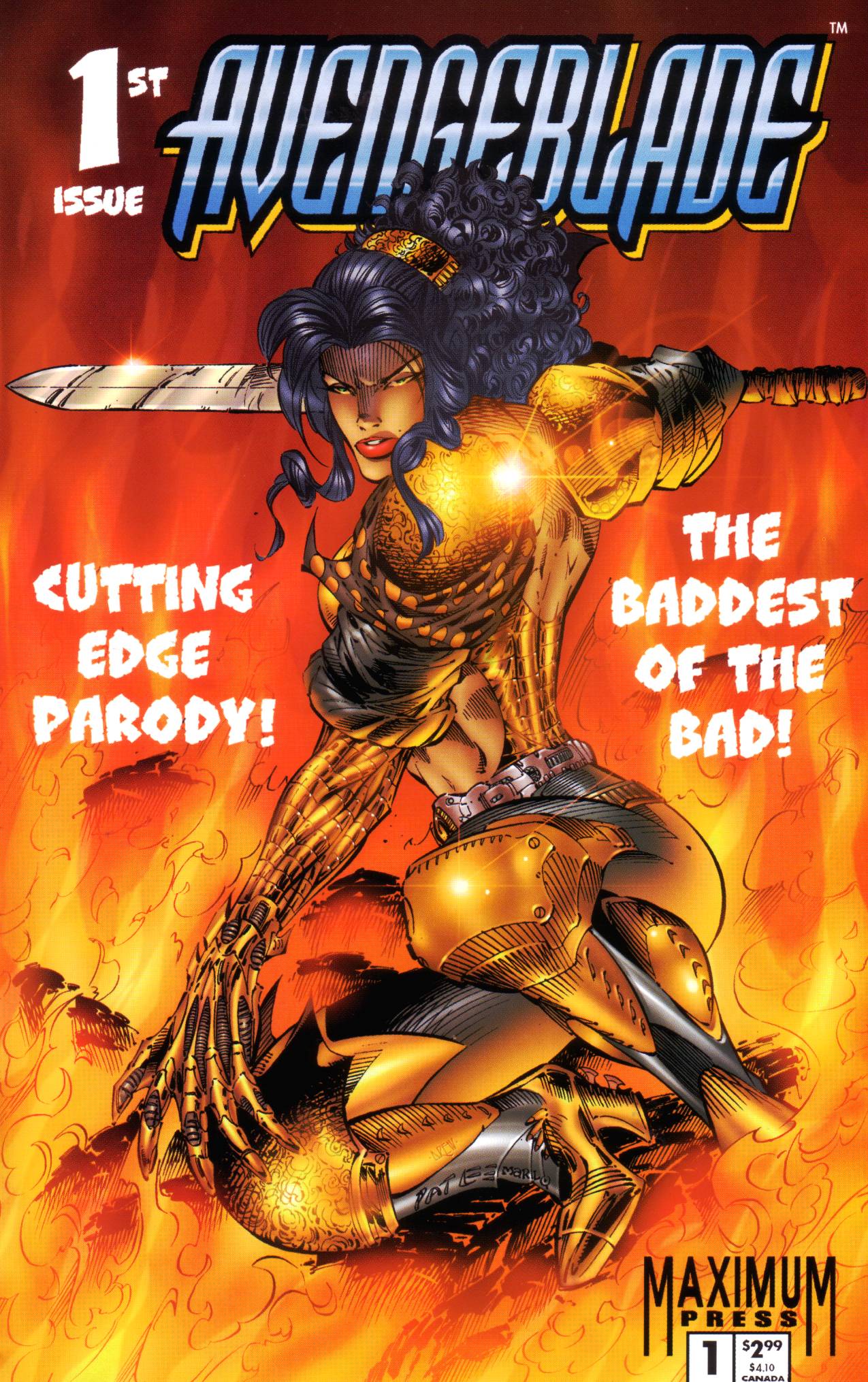Read online Avengeblade comic -  Issue #1 - 1