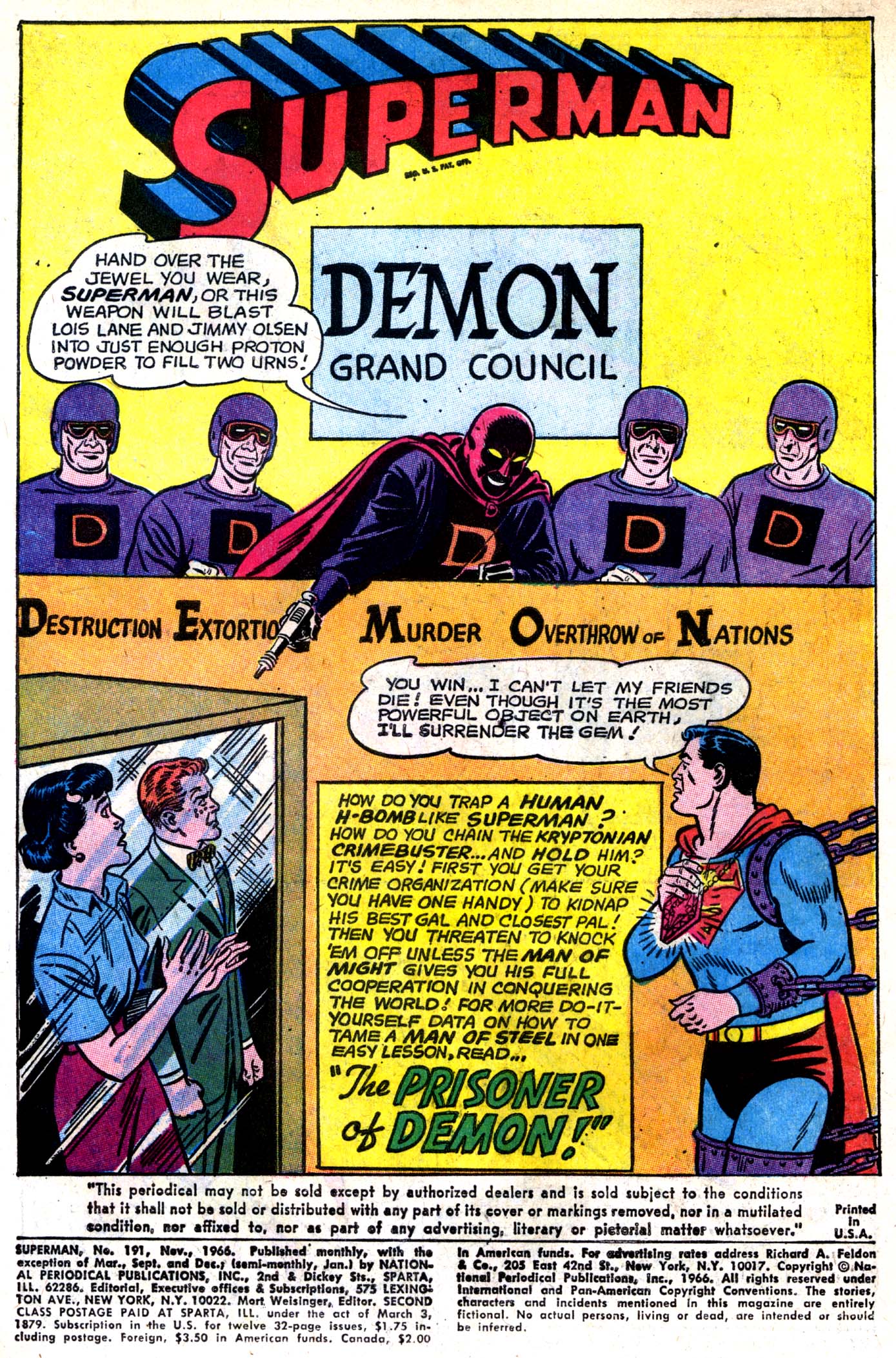 Read online Superman (1939) comic -  Issue #191 - 2