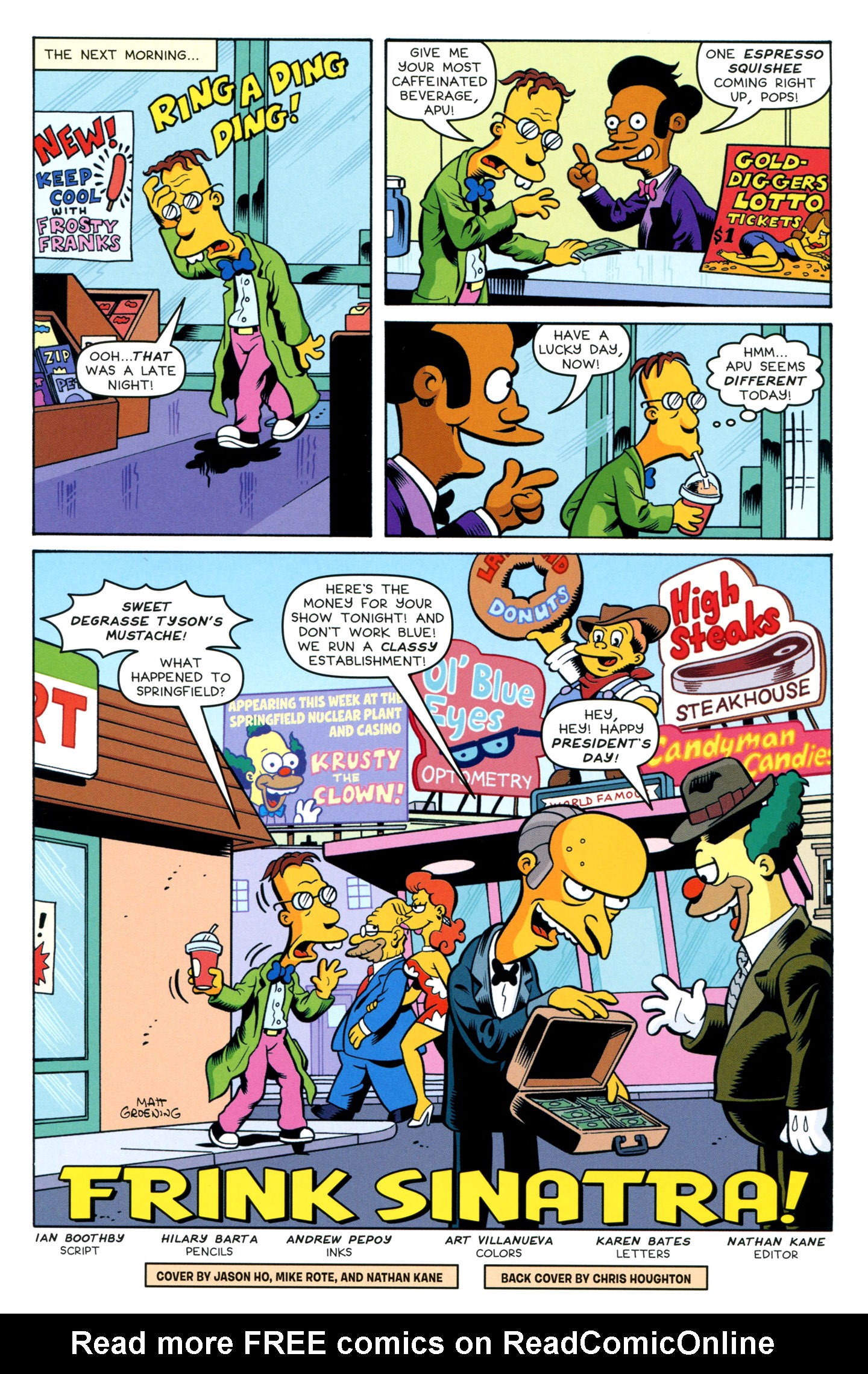 Read online Simpsons One-Shot Wonders: Professor Frink comic -  Issue # Full - 4