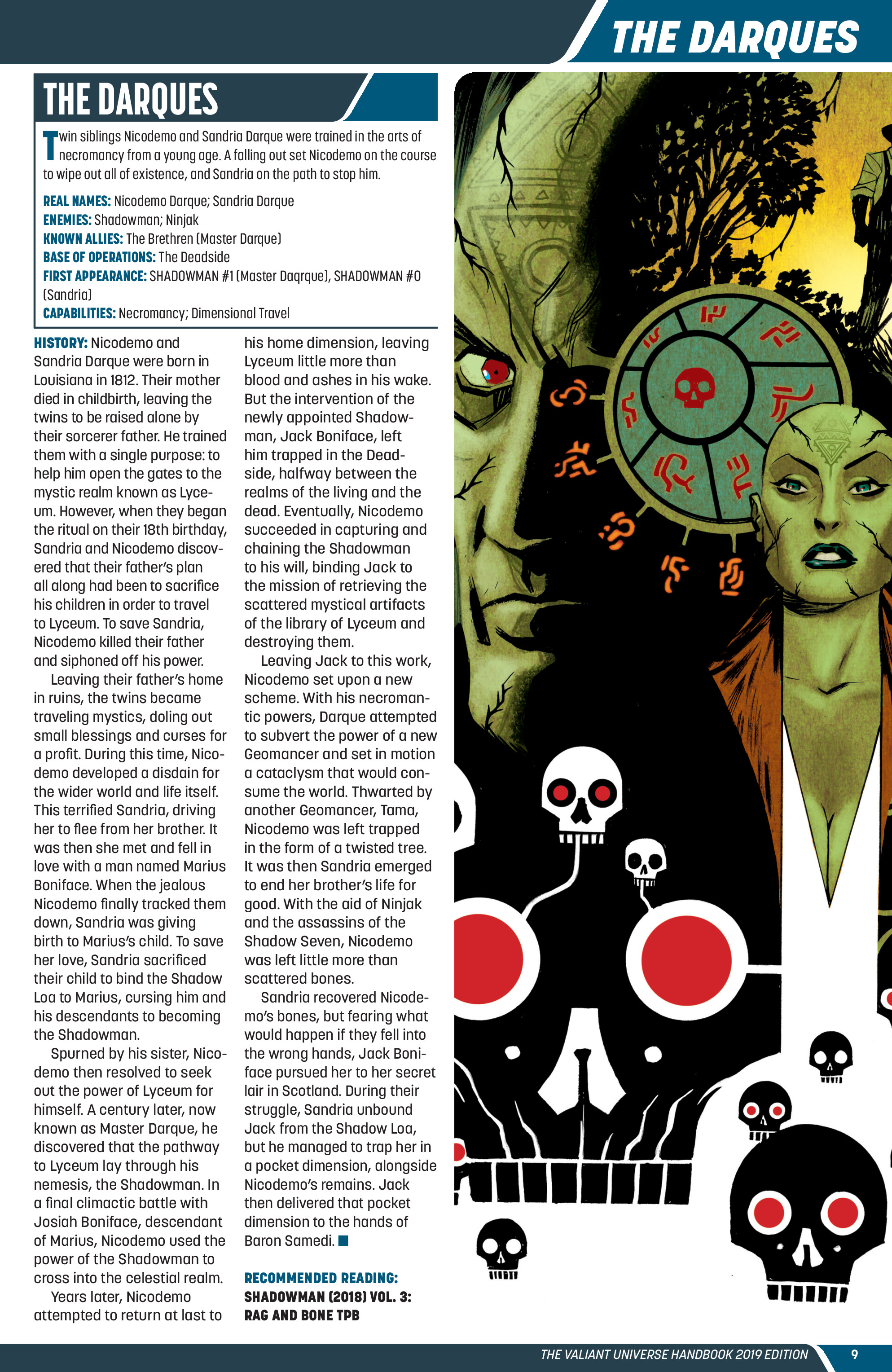 Read online Valiant Universe Handbook 2019 Edition comic -  Issue # Full - 11