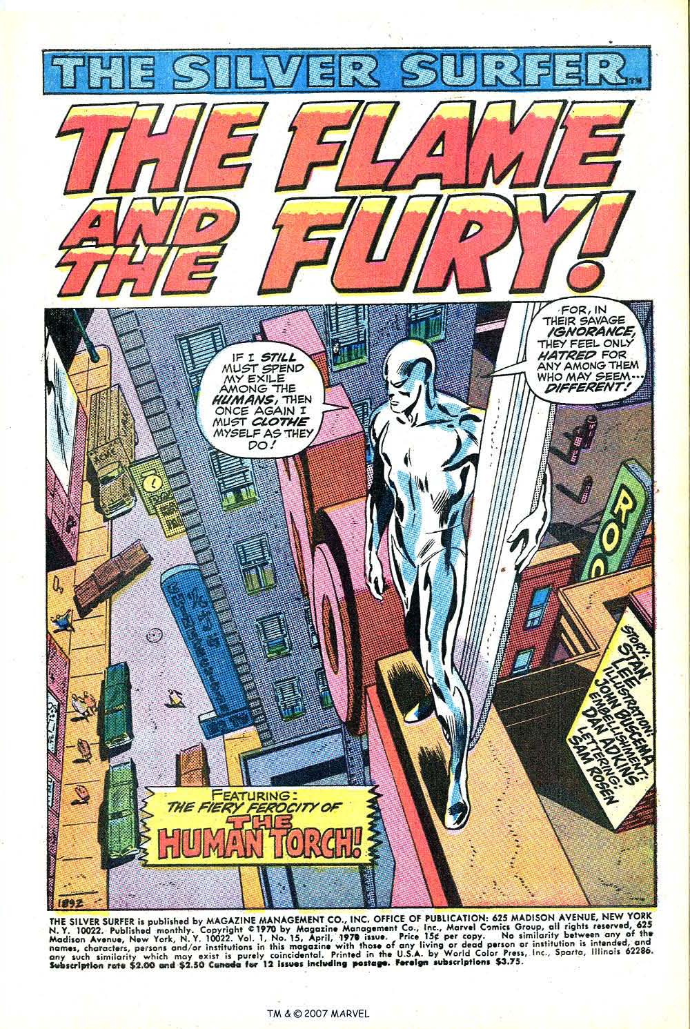 Read online Silver Surfer (1968) comic -  Issue #15 - 3