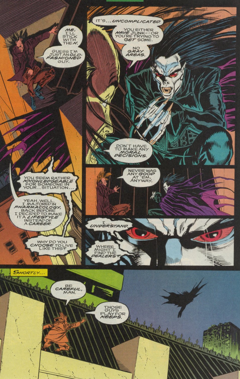 Read online Morbius: The Living Vampire (1992) comic -  Issue #8 - 11