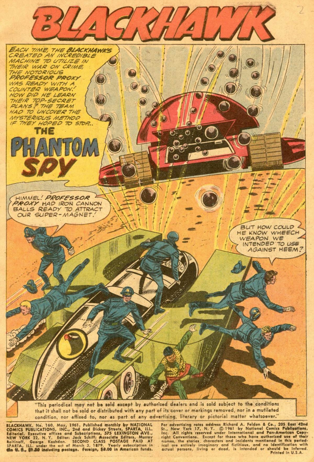 Read online Blackhawk (1957) comic -  Issue #160 - 3