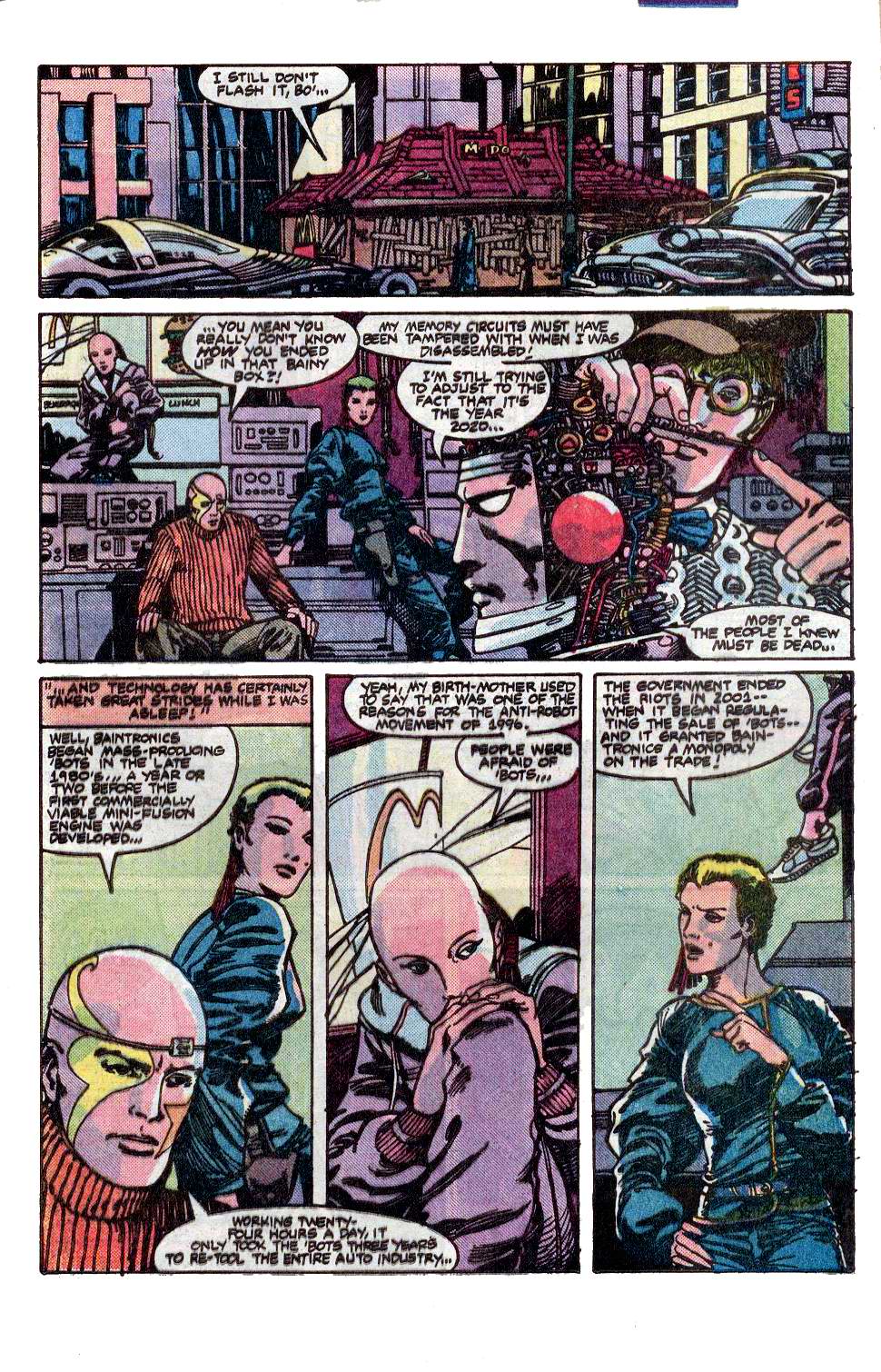 Read online Machine Man (1984) comic -  Issue #1 - 16