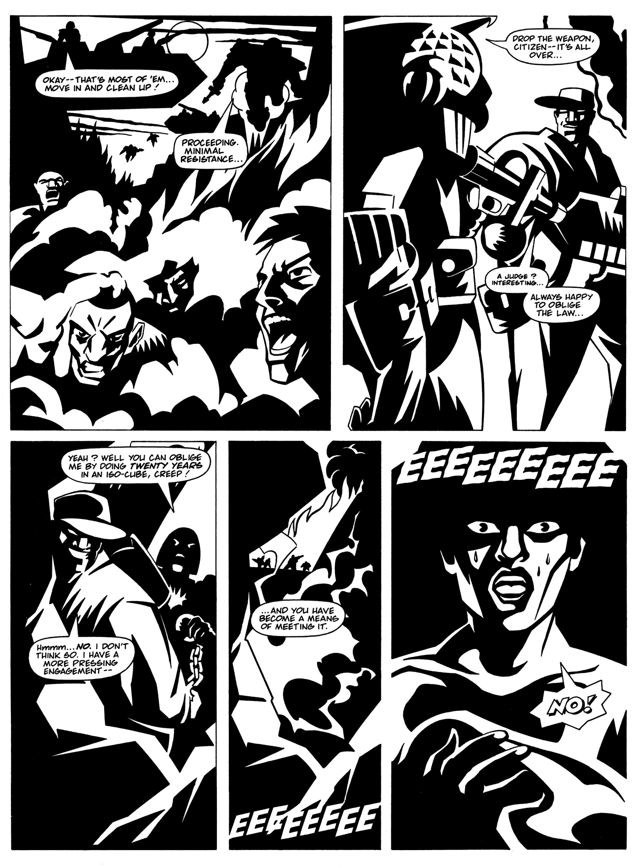 Read online Judge Dredd: The Megazine (vol. 2) comic -  Issue #57 - 17