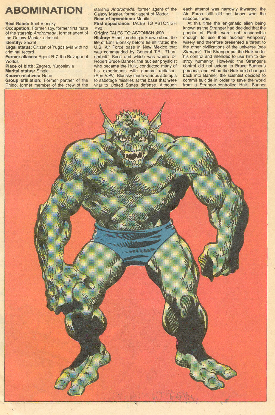 Read online The Official Handbook of the Marvel Universe Deluxe Edition comic -  Issue #1 - 3