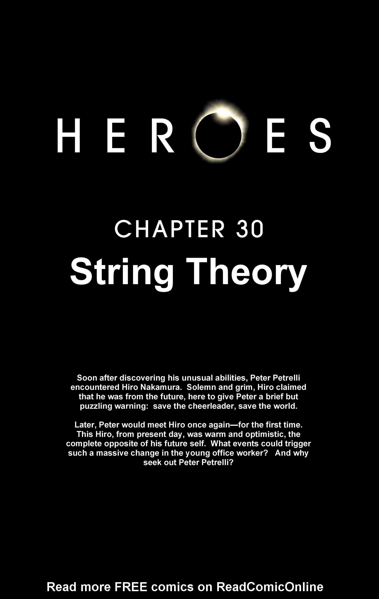 Read online Heroes comic -  Issue #30 - 1