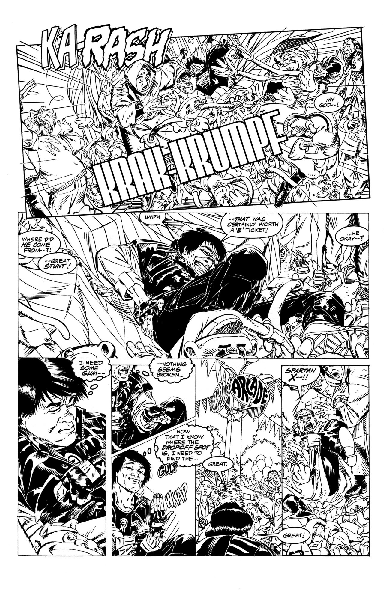 Read online Jackie Chan's Spartan X: Hell Bent Hero For Hire comic -  Issue #1 - 7