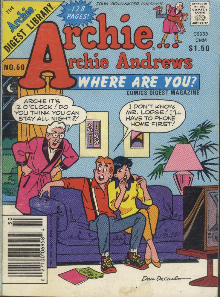 Read online Archie...Archie Andrews, Where Are You? Digest Magazine comic -  Issue #50 - 1