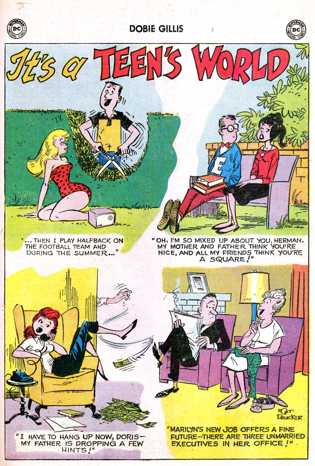 Read online Many Loves of Dobie Gillis comic -  Issue #16 - 21
