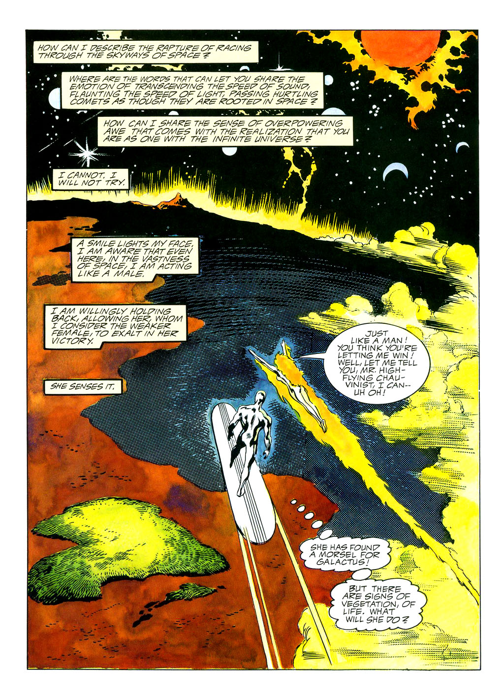 Read online Marvel Graphic Novel comic -  Issue #38 - Silver Surfer - Judgment Day - 16