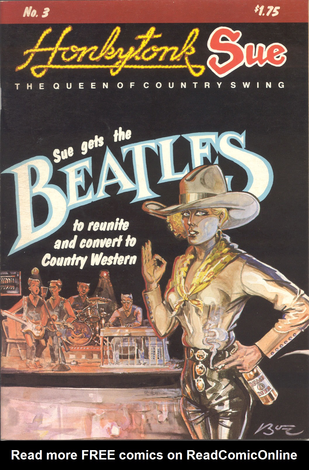 Read online Honkytonk Sue comic -  Issue #3 - 1
