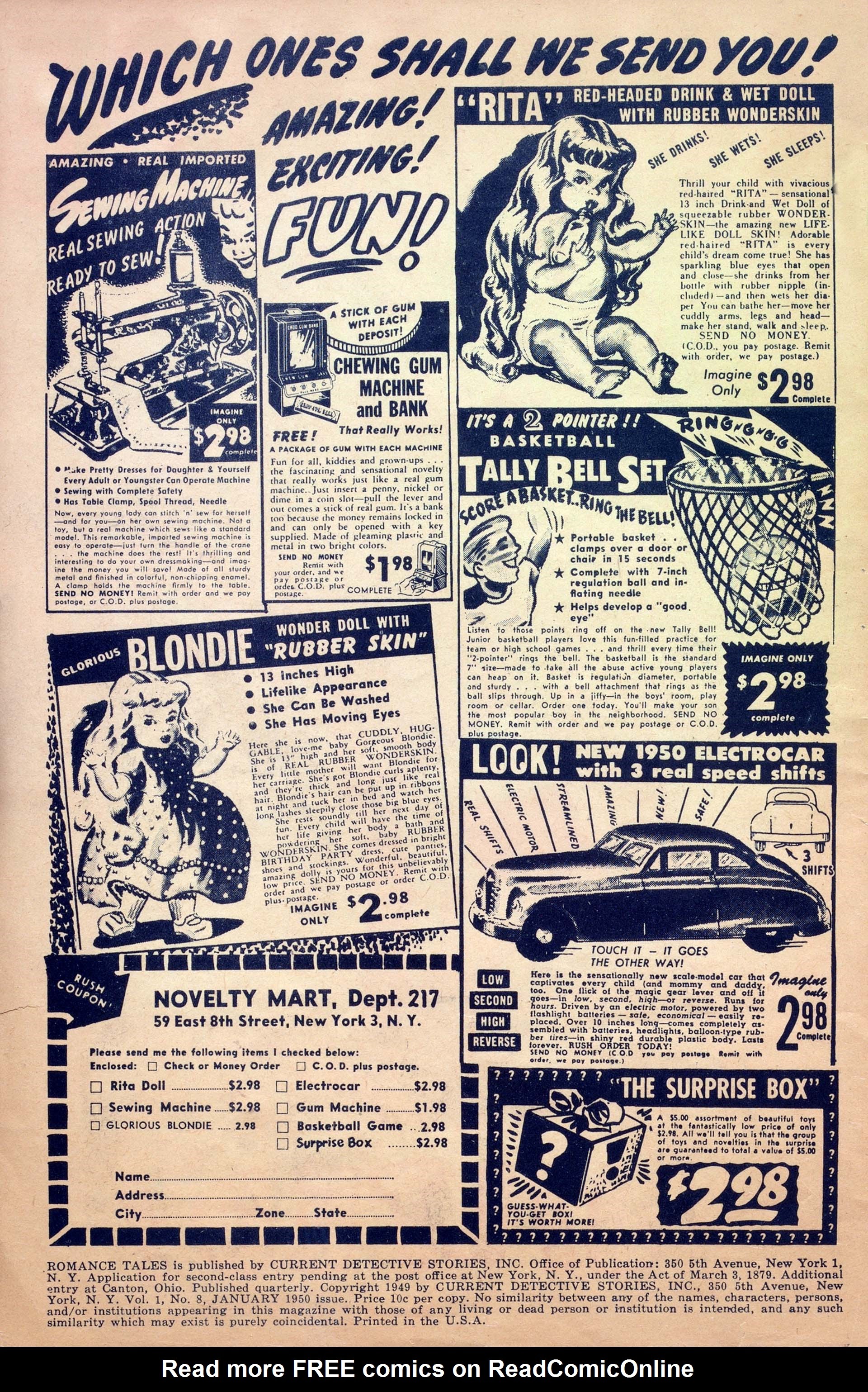 Read online Romance Tales comic -  Issue #8 - 2