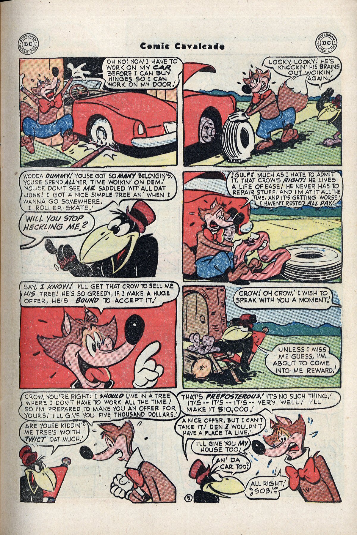 Read online Comic Cavalcade comic -  Issue #59 - 7