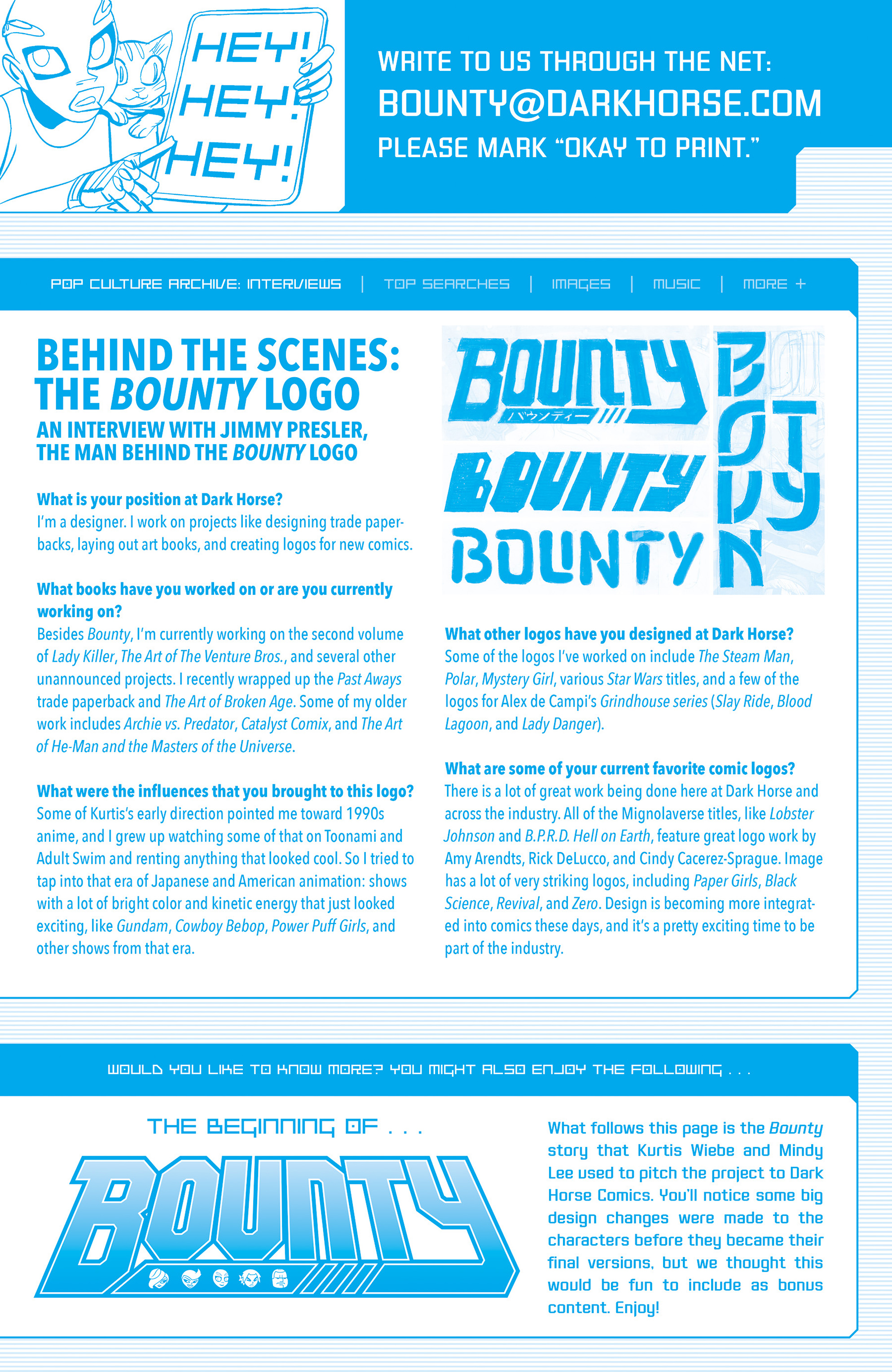 Read online Bounty comic -  Issue #1 - 26