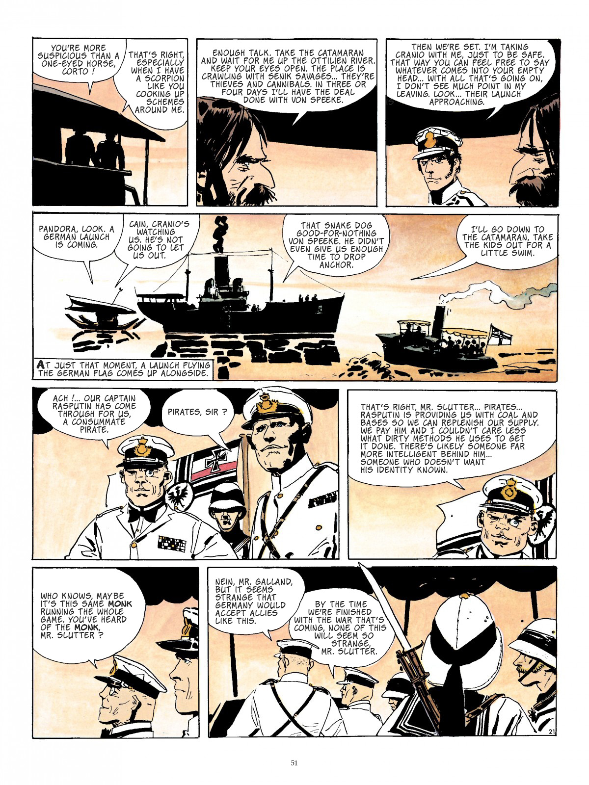 Read online Corto Maltese comic -  Issue # TPB 2 (Part 1) - 41