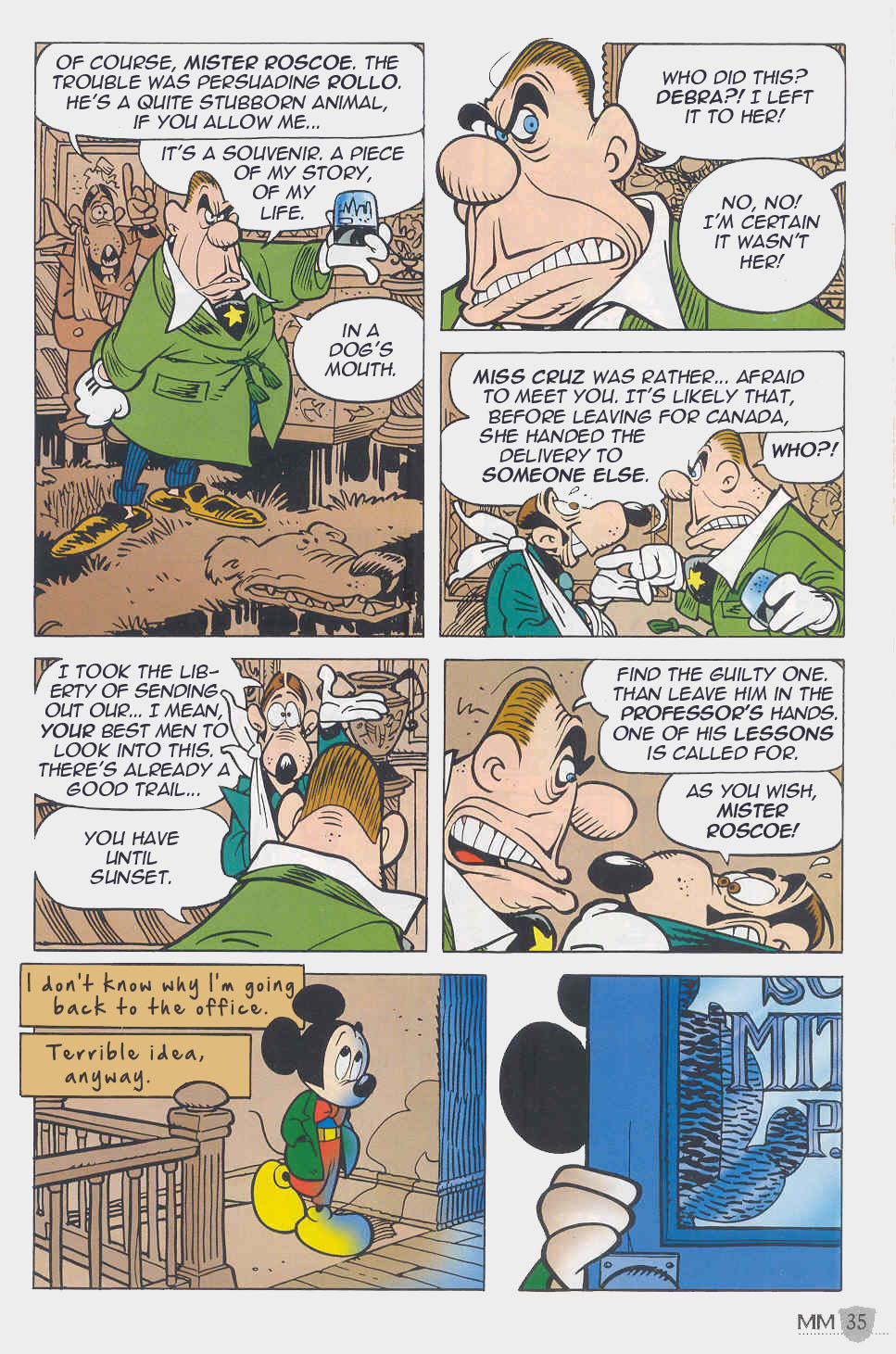 Read online Mickey Mouse Mystery Magazine comic -  Issue #0 - 35