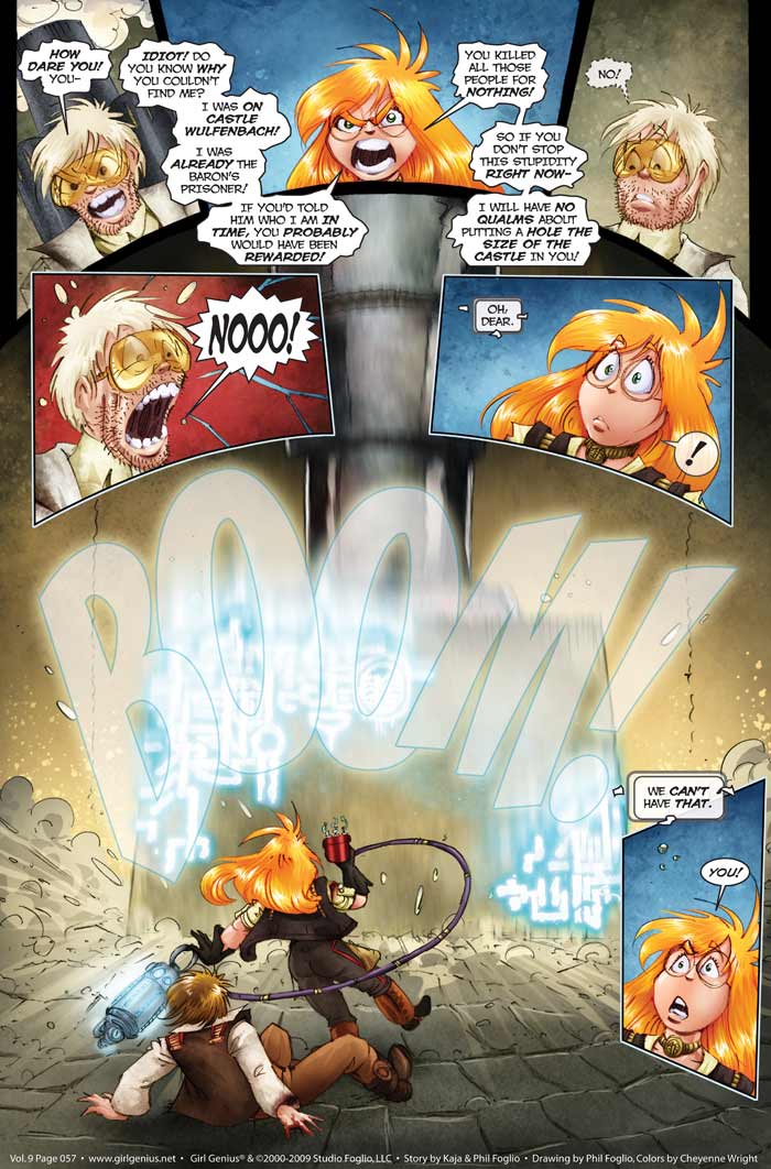 Read online Girl Genius (2002) comic -  Issue #9 - 58