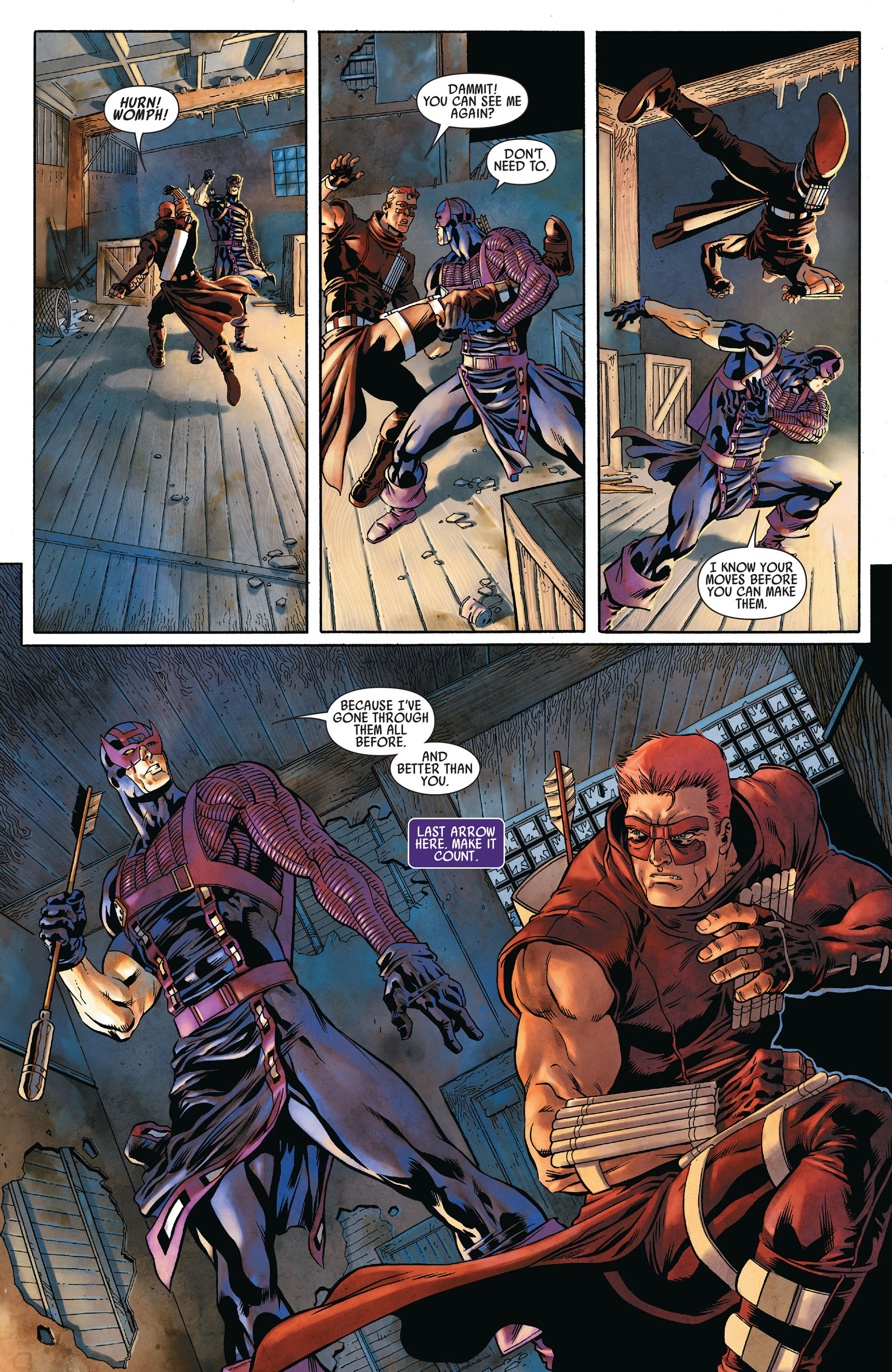 Read online Hawkeye: Blindspot comic -  Issue #4 - 12