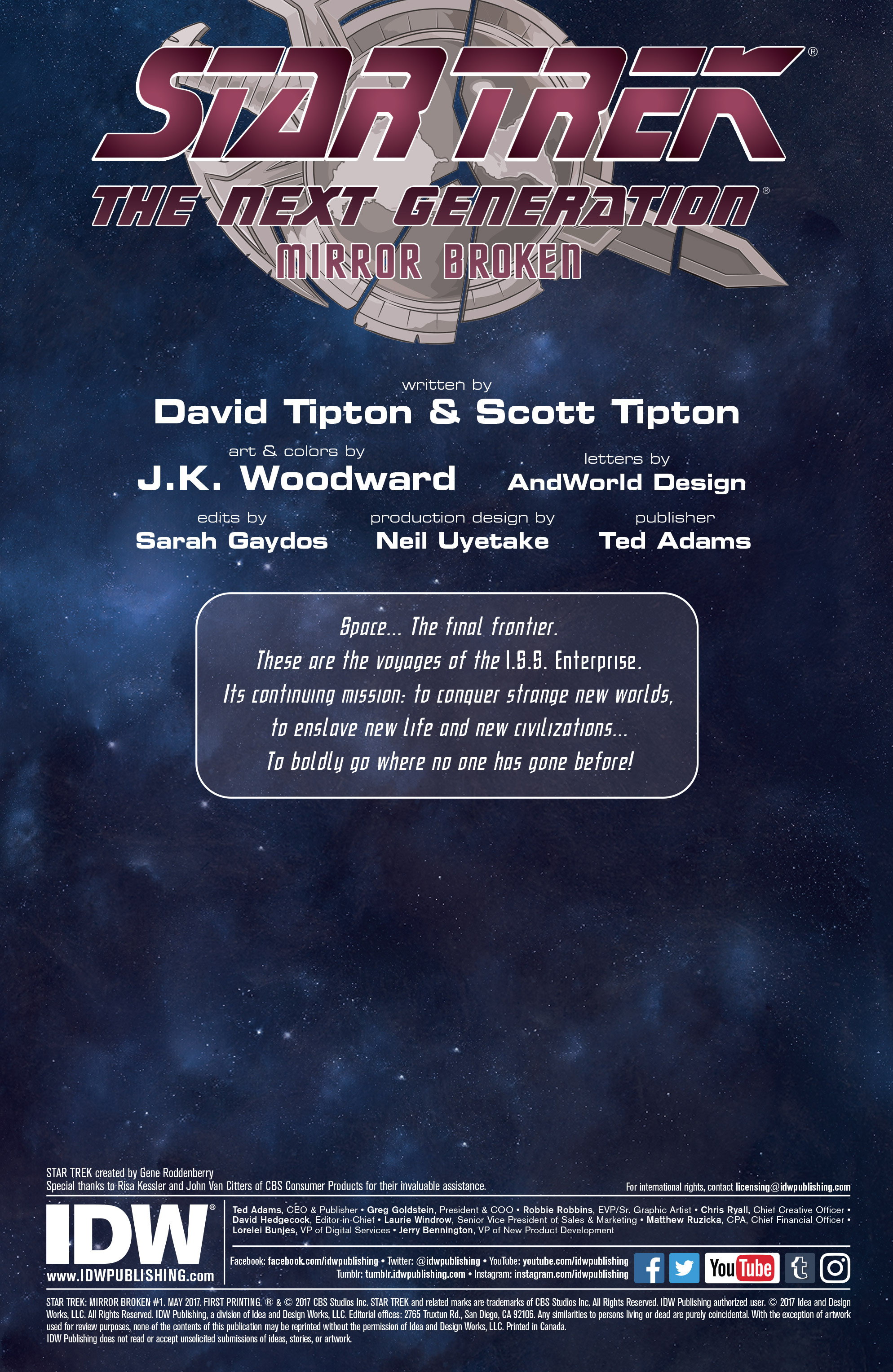 Read online Star Trek: The Next Generation: Mirror Broken comic -  Issue #1 - 2