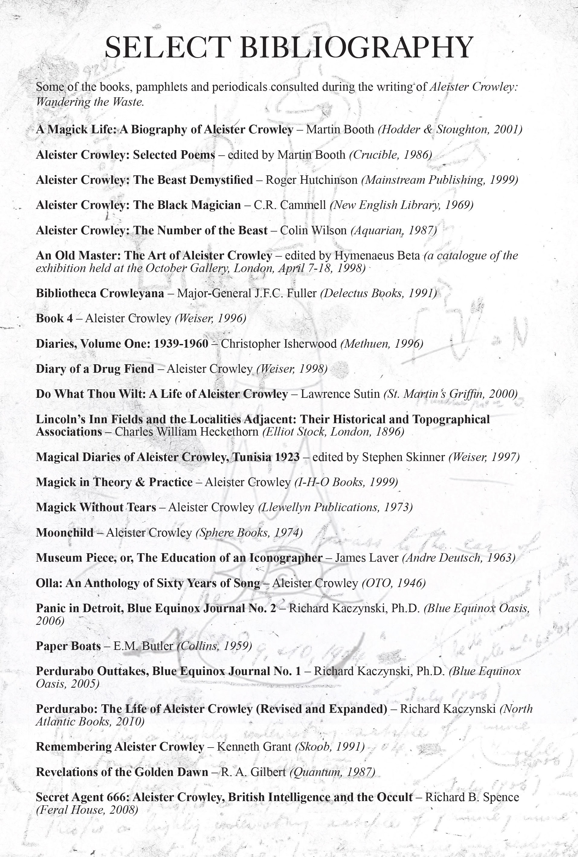 Read online Aleister Crowley: Wandering the Waste comic -  Issue # TPB - 142