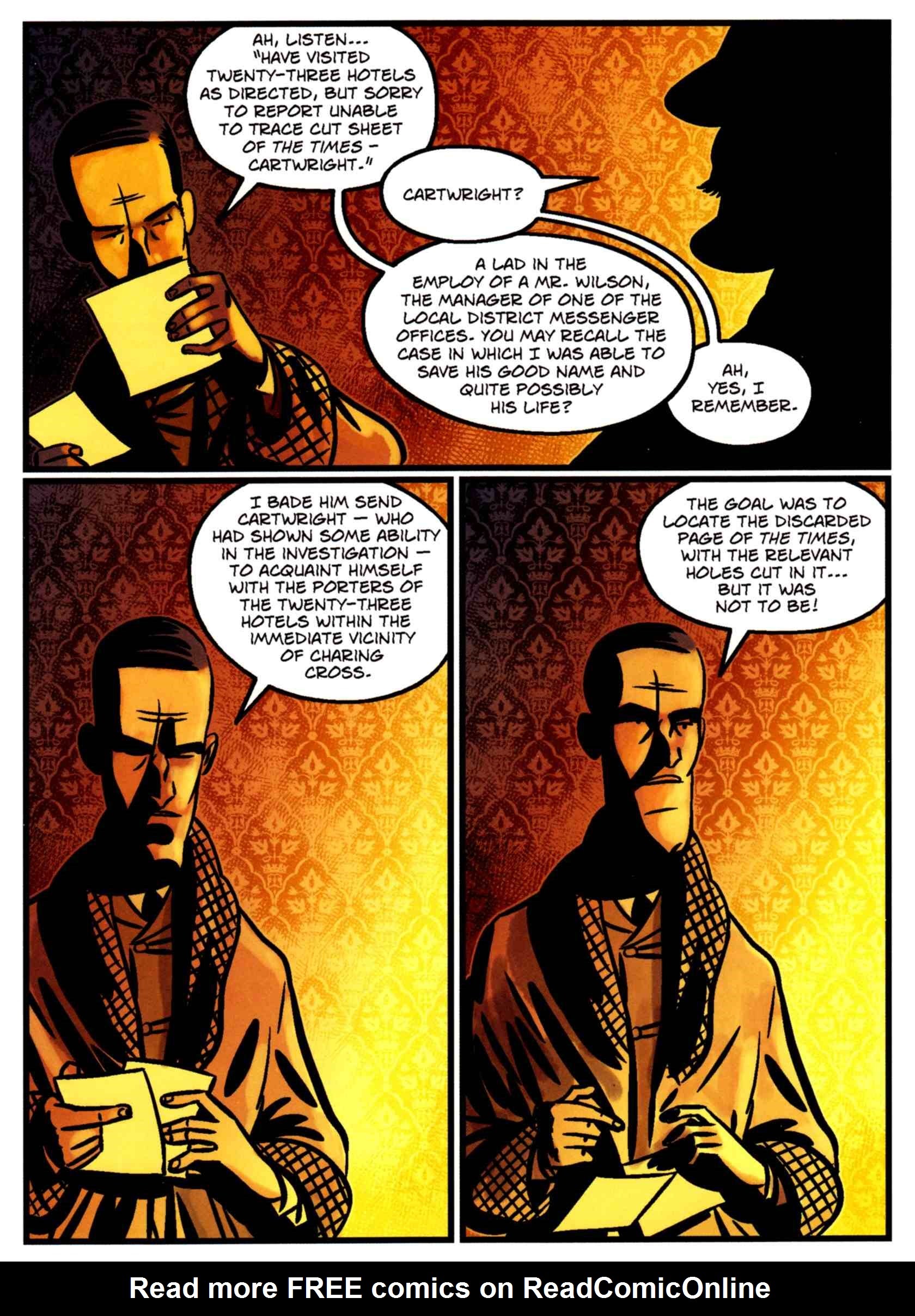 Read online The Hound of the Baskervilles (2009) comic -  Issue # TPB - 53