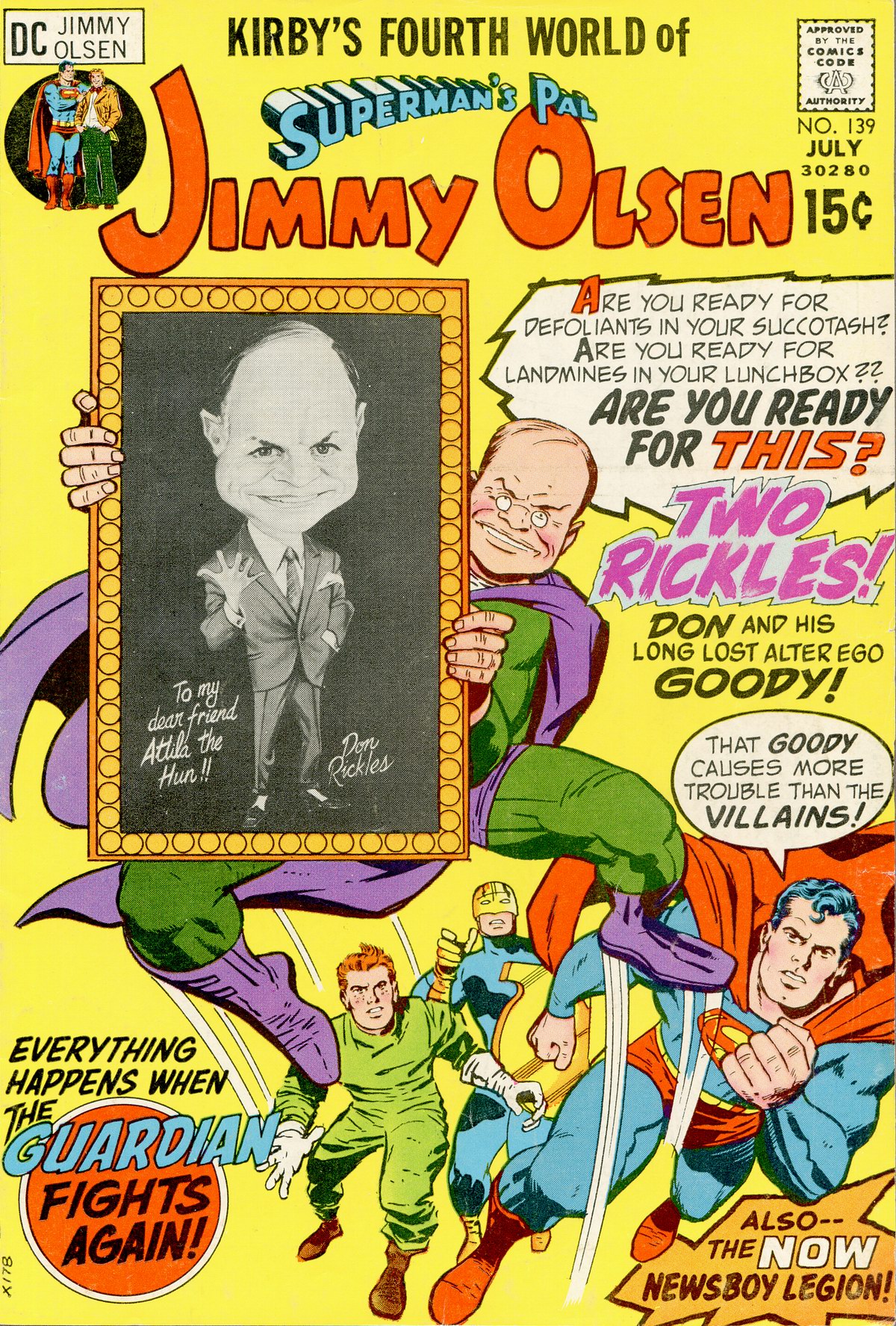 Read online Superman's Pal Jimmy Olsen comic -  Issue #139 - 1