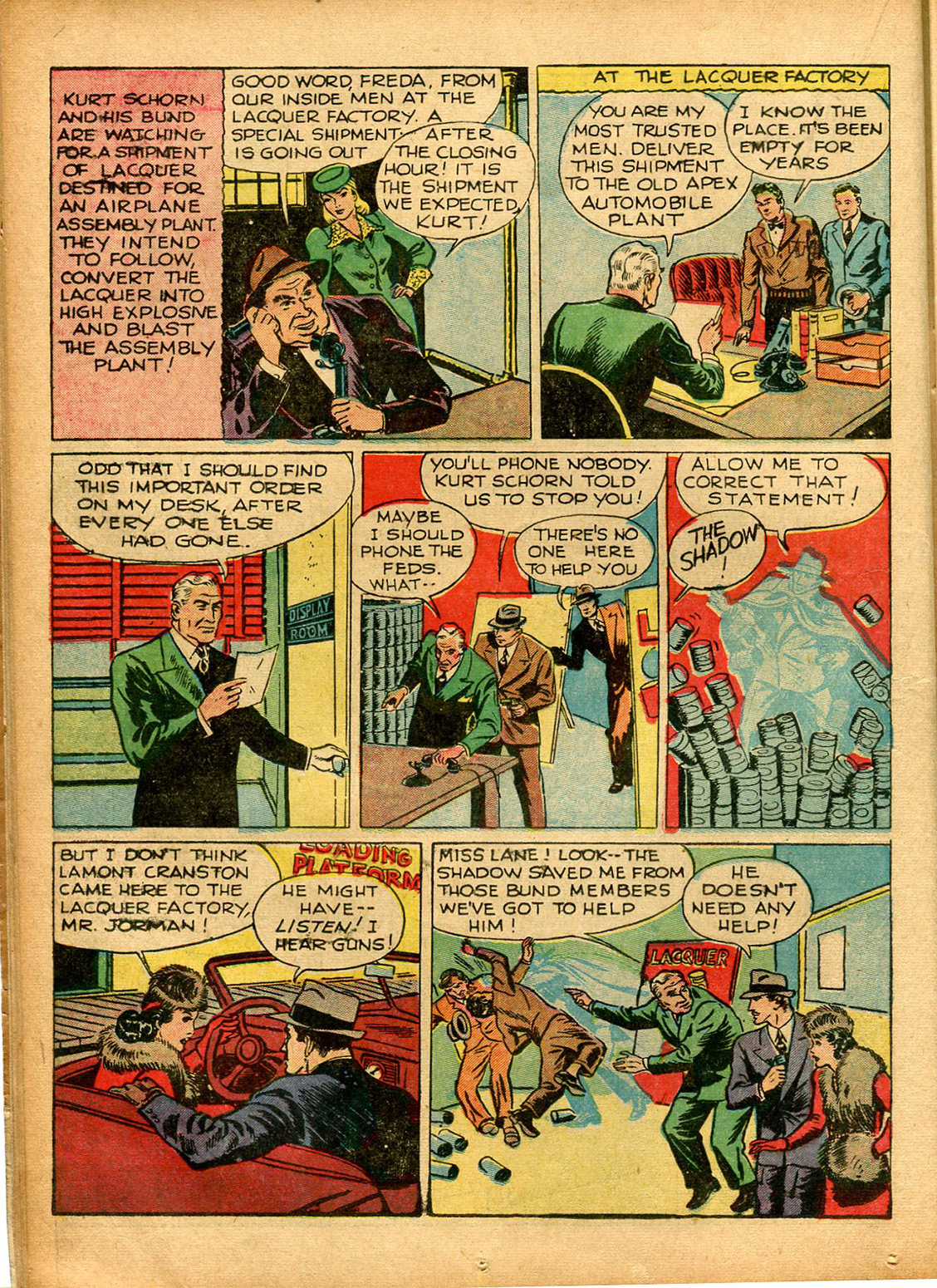 Read online Shadow Comics comic -  Issue #13 - 24