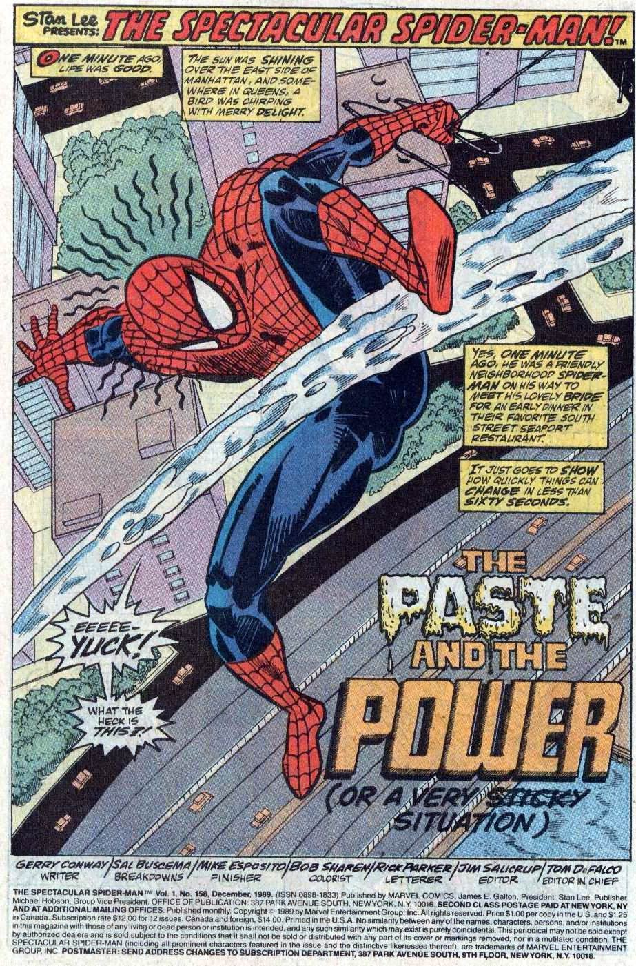 Read online The Spectacular Spider-Man (1976) comic -  Issue #158 - 2