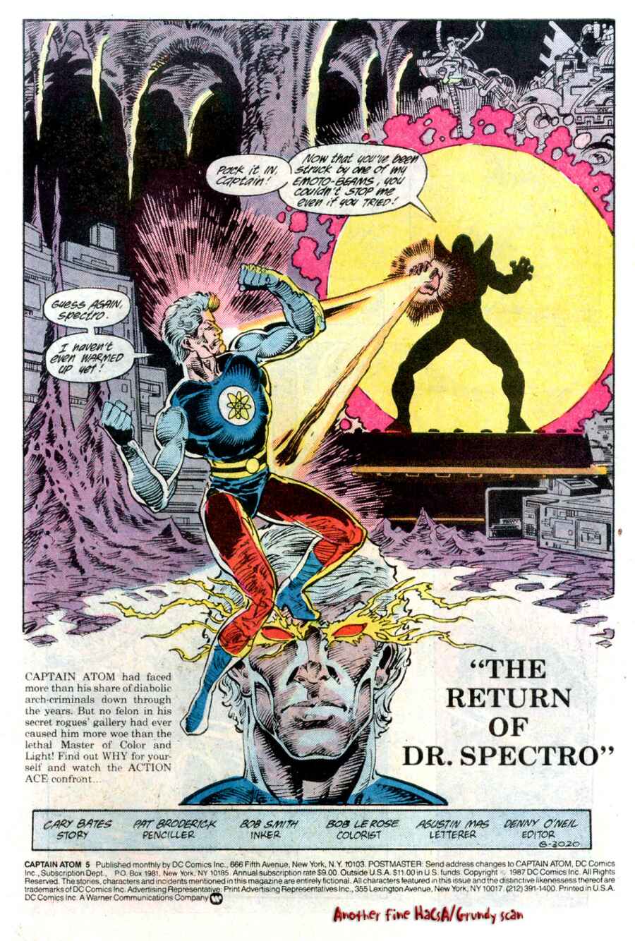 Read online Captain Atom (1987) comic -  Issue #5 - 2