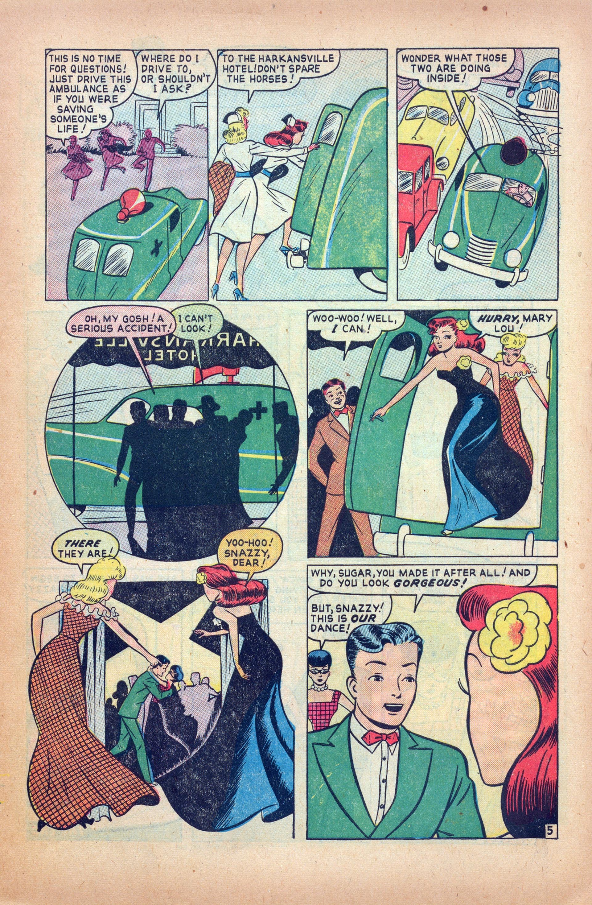Read online Nellie The Nurse (1945) comic -  Issue #24 - 7