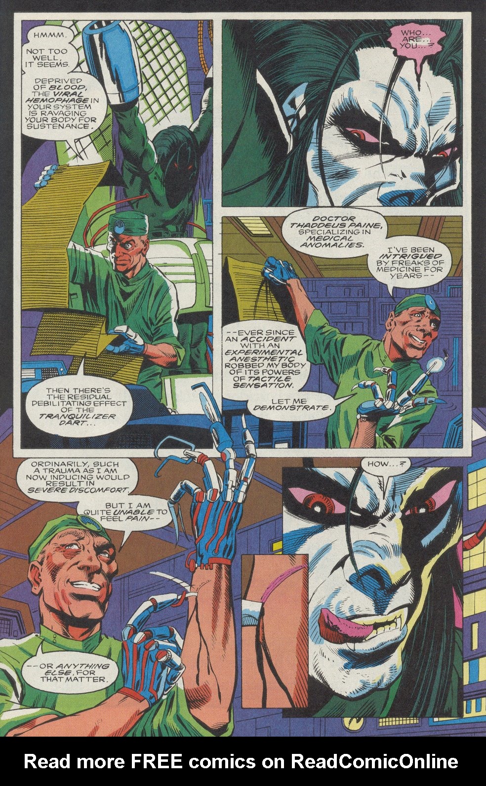 Read online Morbius: The Living Vampire (1992) comic -  Issue #4 - 6