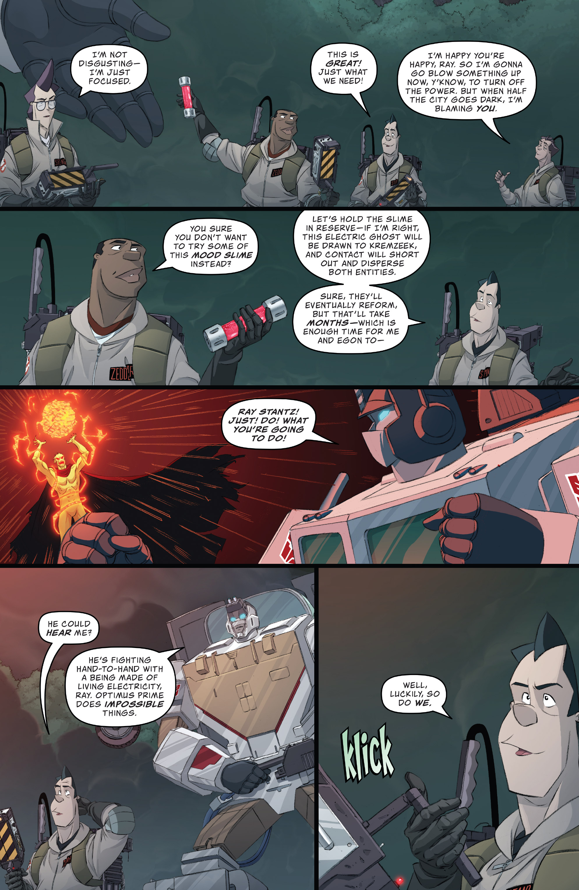 Read online Transformers/Ghostbusters comic -  Issue #4 - 19