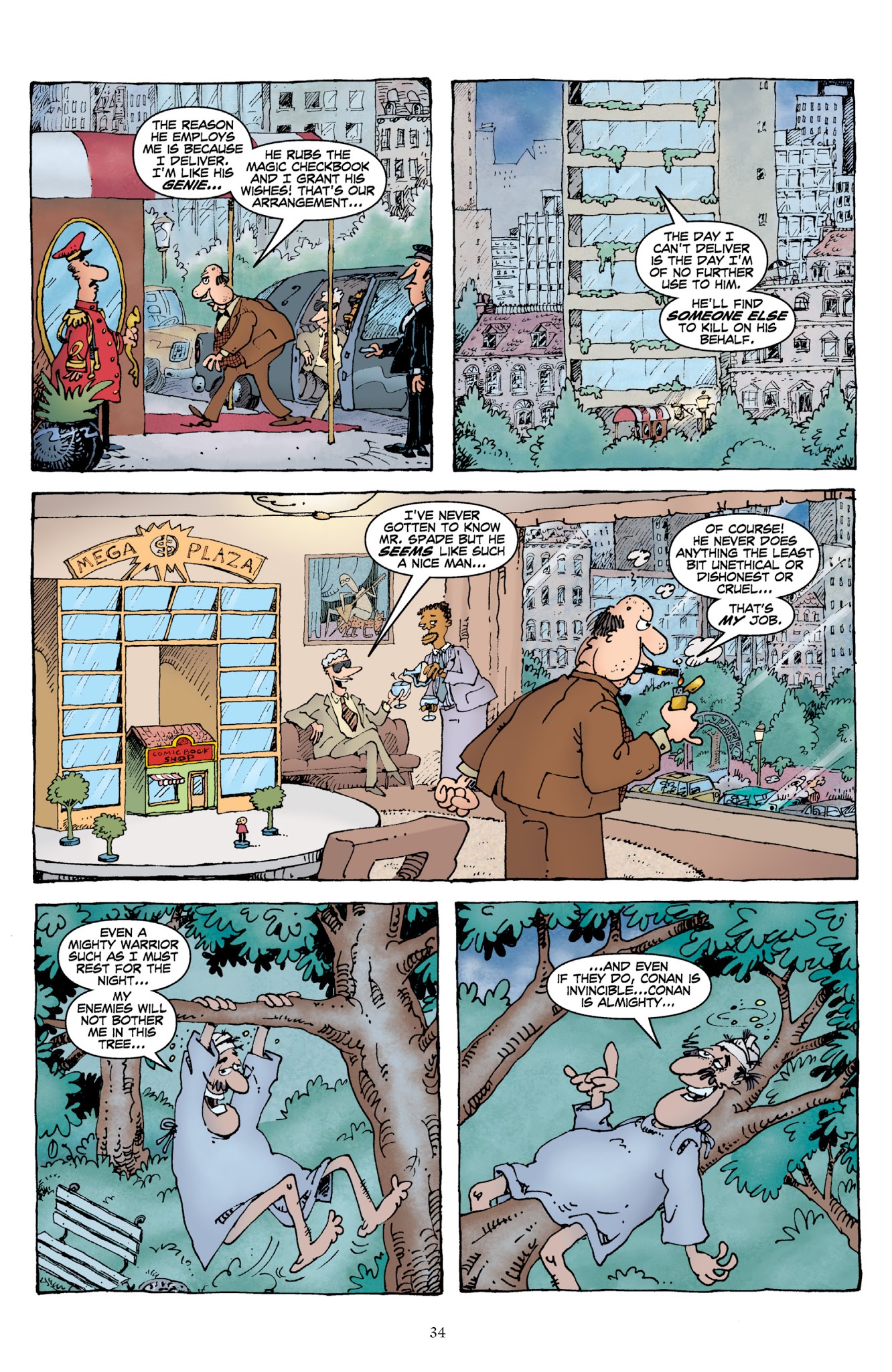 Read online Groo vs. Conan comic -  Issue # TPB - 36