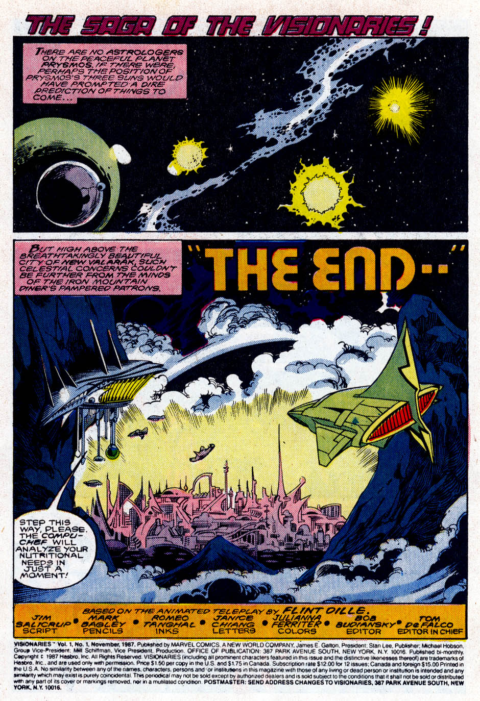 Read online Visionaries comic -  Issue #1 - 2