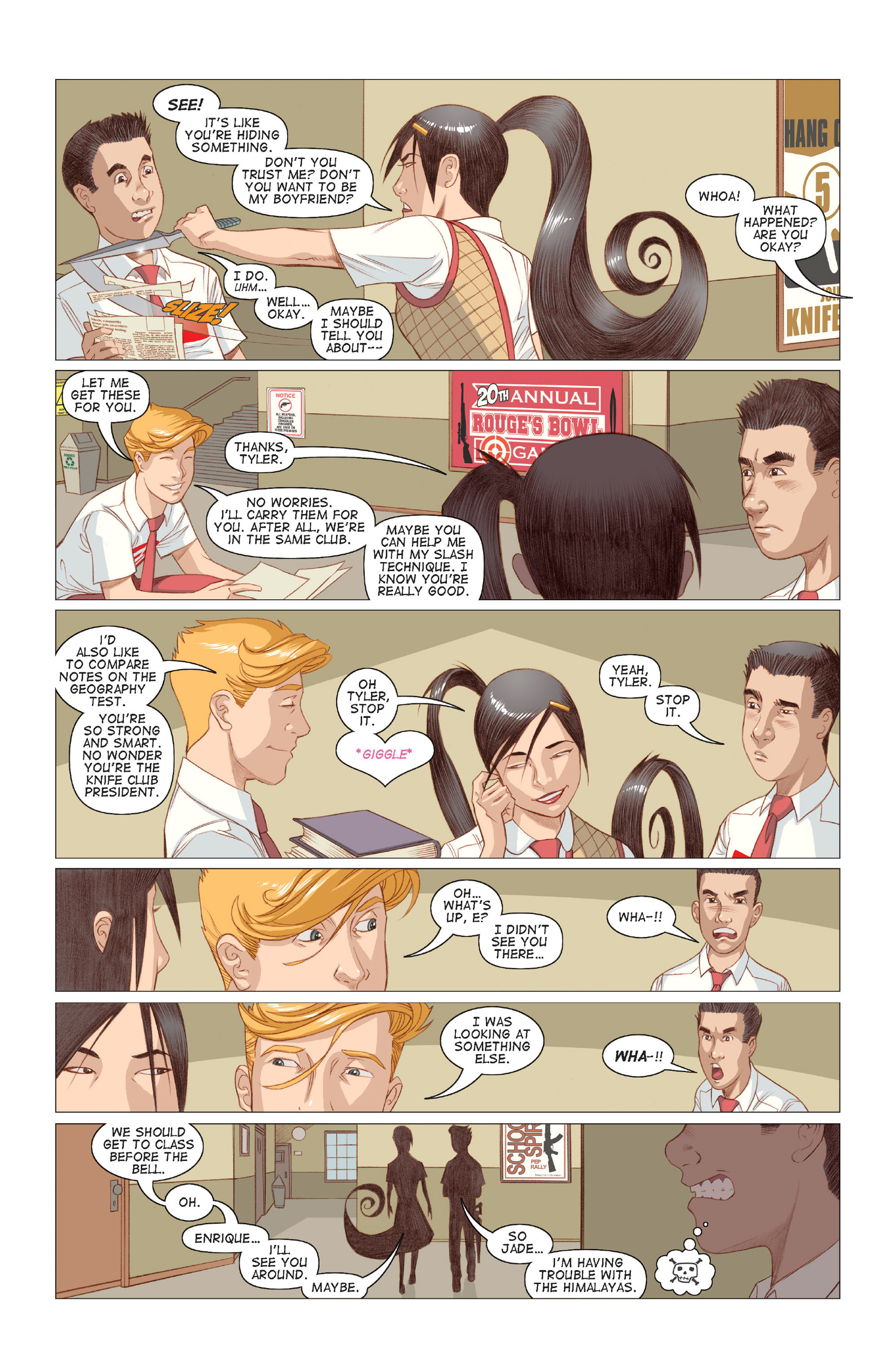 Read online Five Weapons comic -  Issue #7 - 16