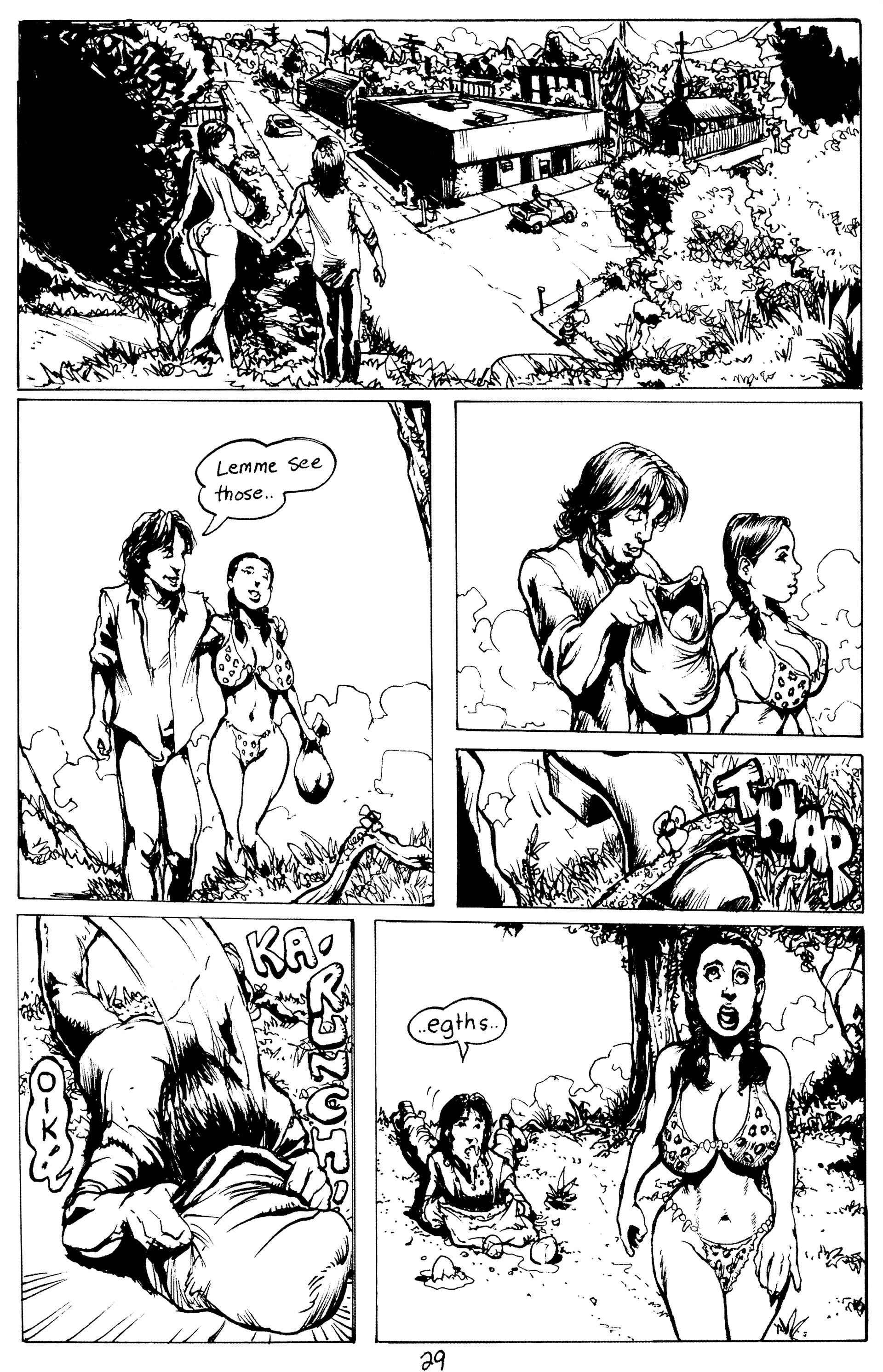 Read online Cavewoman: He Said She Said comic -  Issue # Full - 31