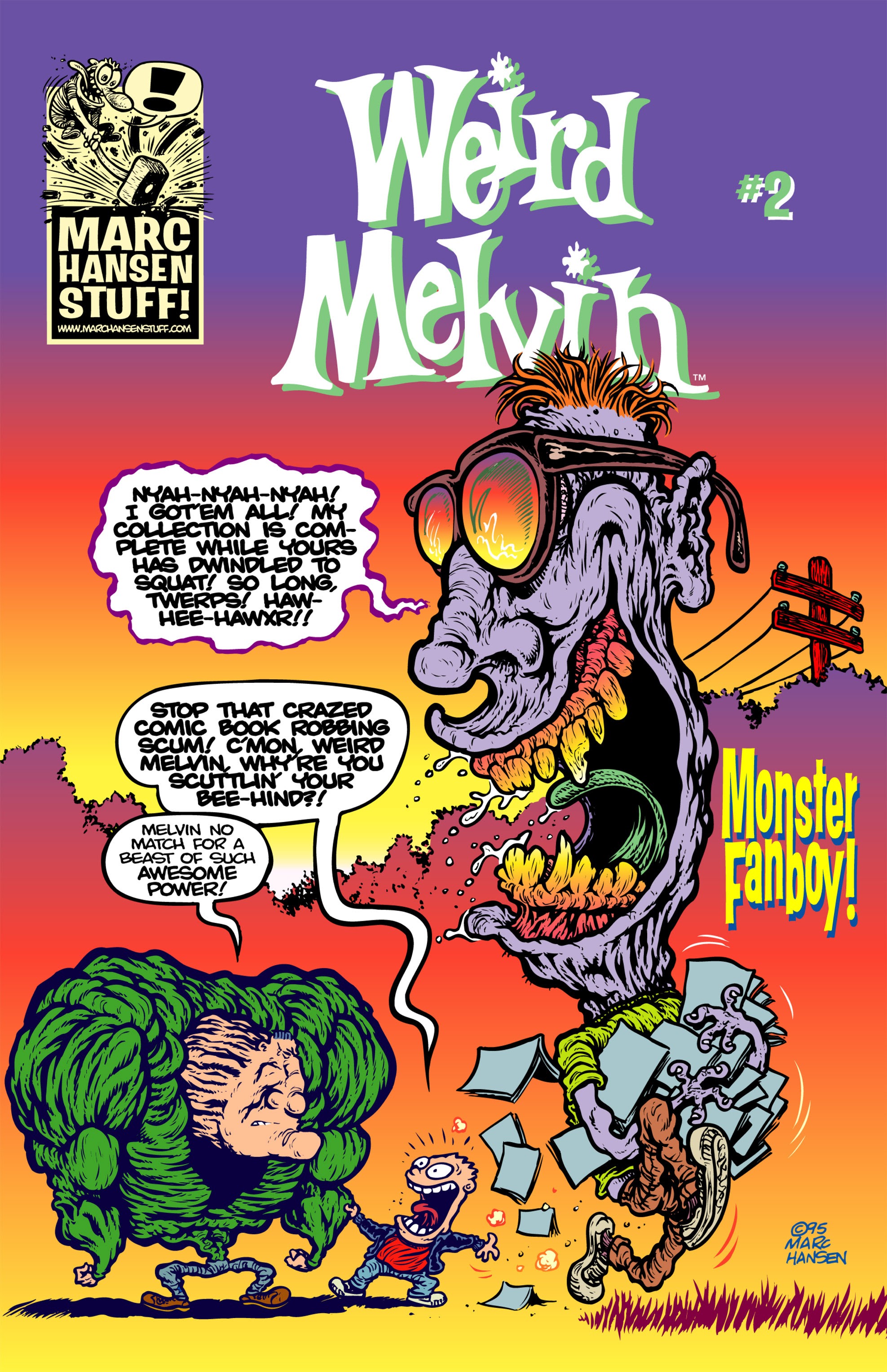 Read online Weird Melvin comic -  Issue #2 - 1