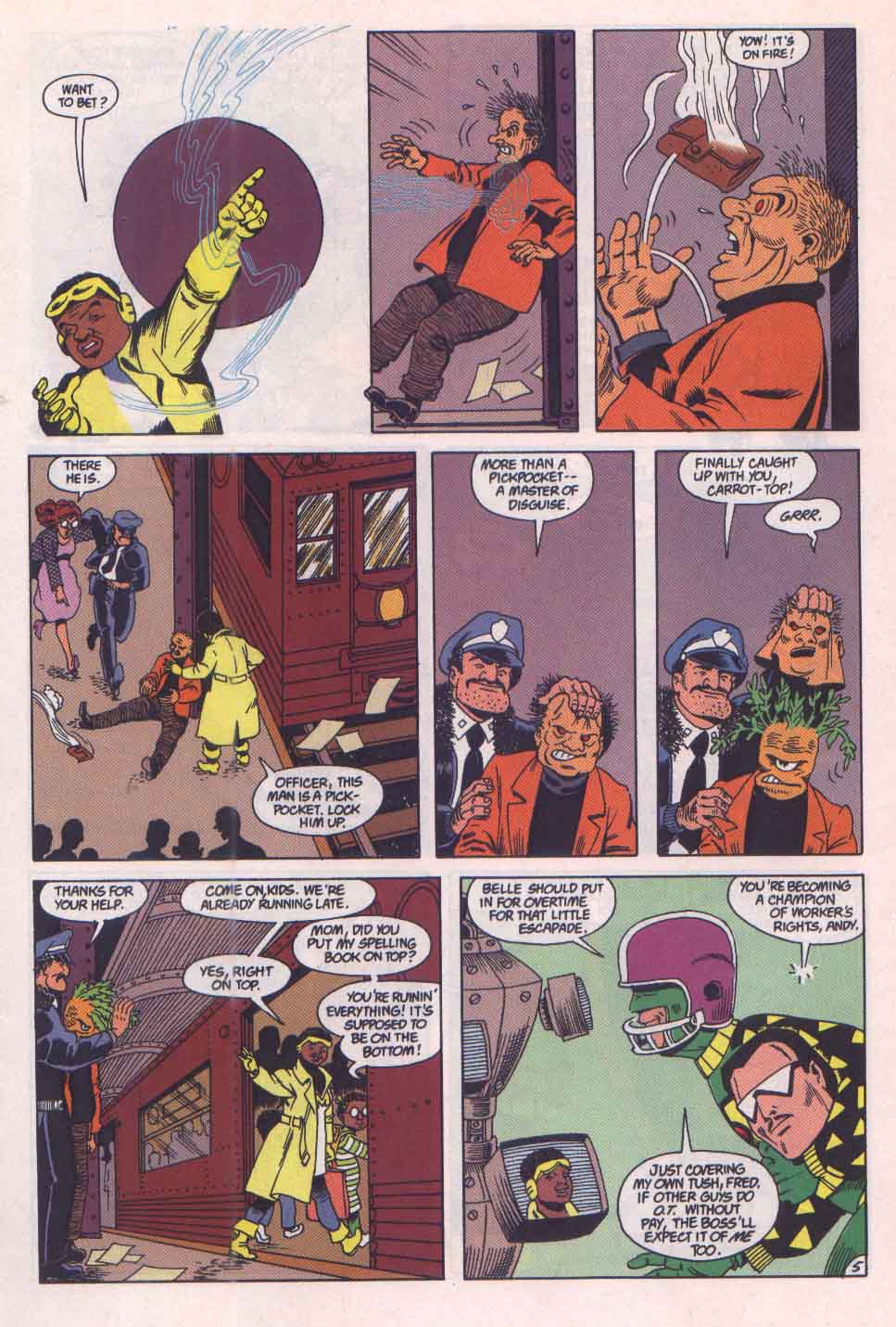 Read online Hero Hotline comic -  Issue #5 - 6